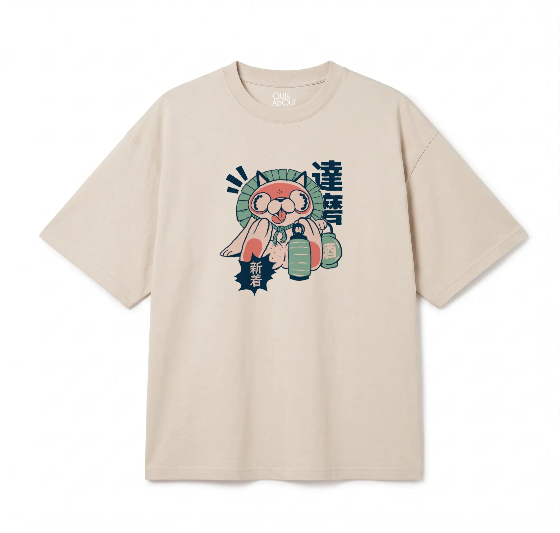 חולצת אוברסייז Tanuki חולצת אוברסייז Tanuki