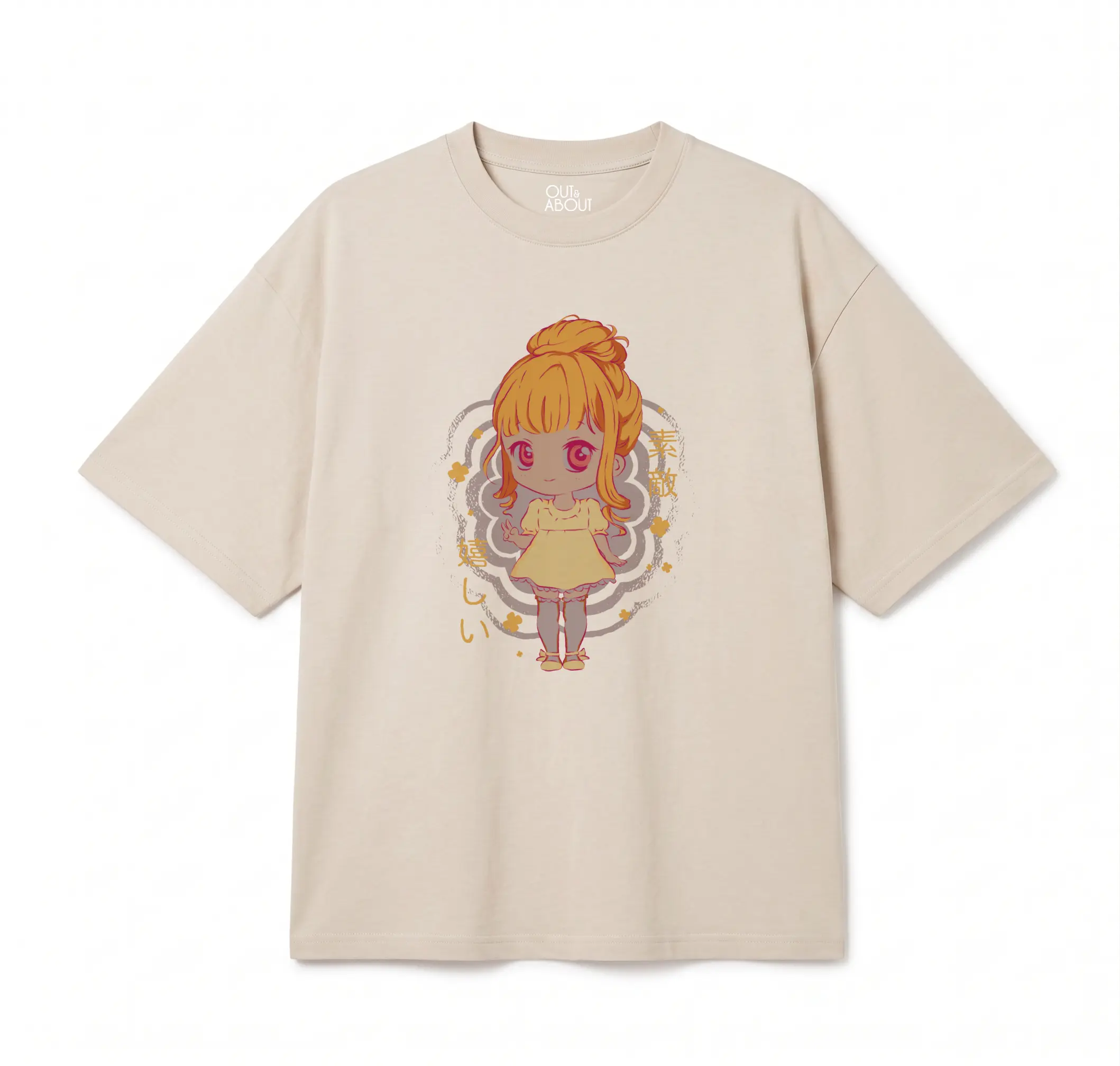 חולצת אוברסייז Kawaii girl חולצת אוברסייז Kawaii girl