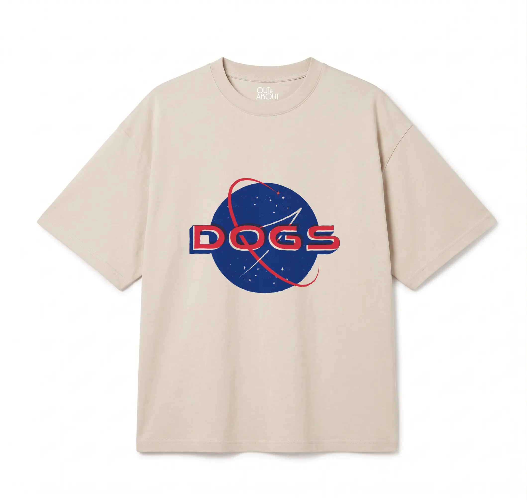 חולצת אוברסייז nasa dogs חולצת אוברסייז nasa dogs
