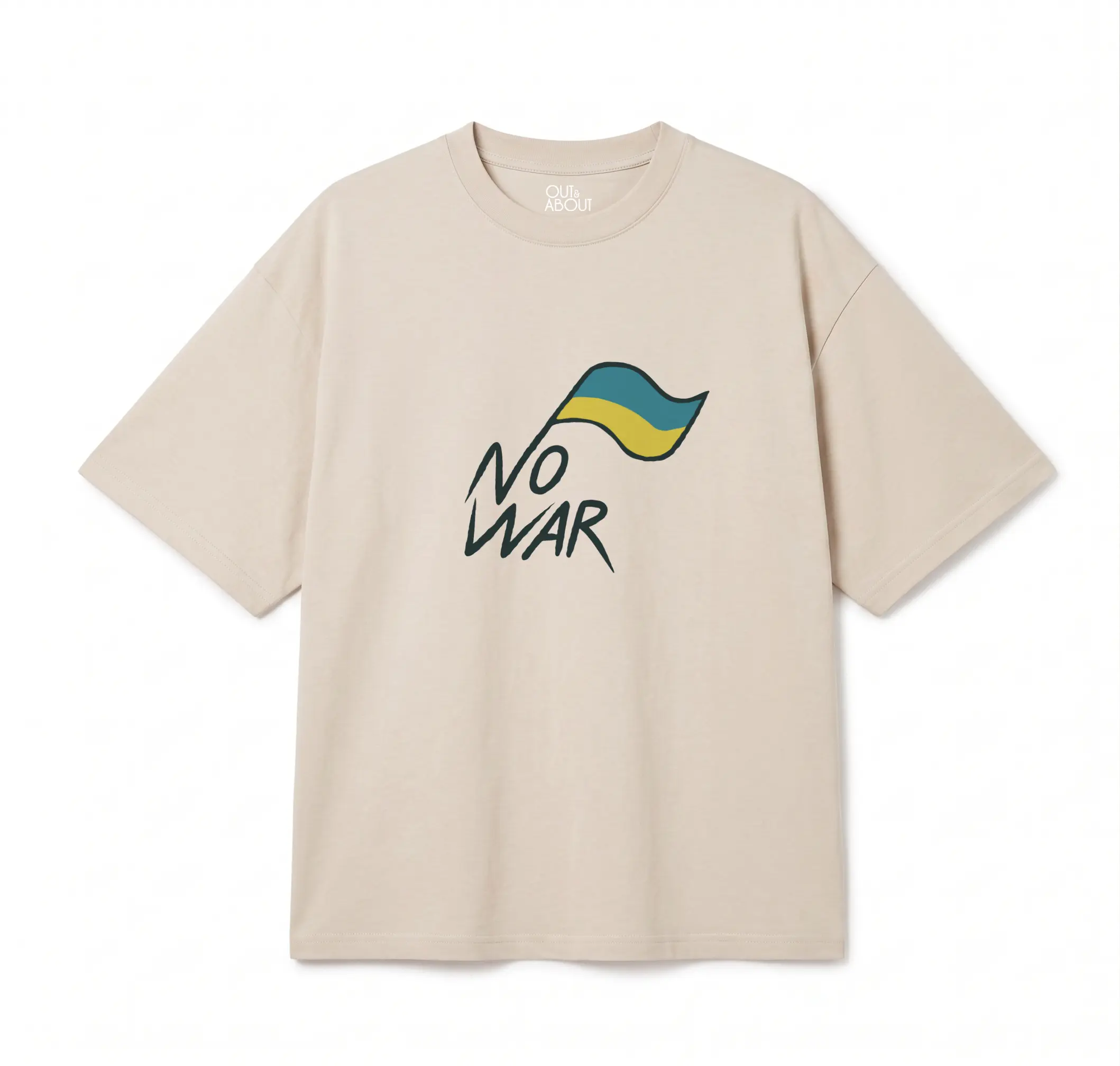 חולצת אוברסייז no war ukraine חולצת אוברסייז no war ukraine