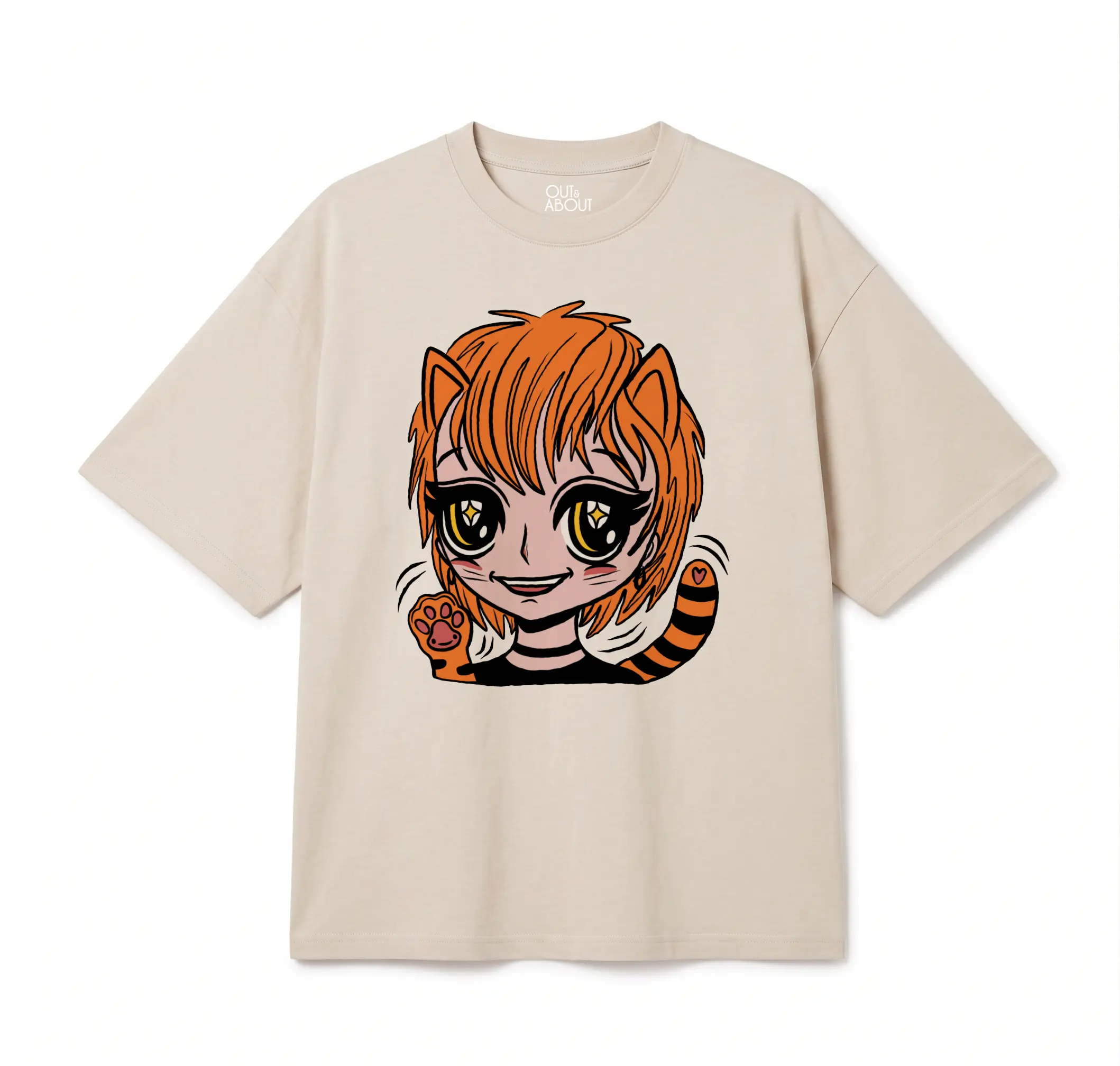 חולצת אוברסייז animekitty חולצת אוברסייז animekitty