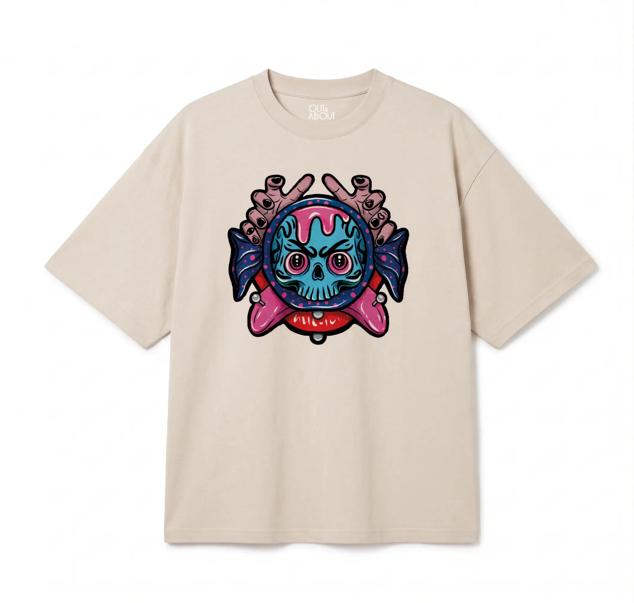 חולצת אוברסייז lollyskull חולצת אוברסייז lollyskull