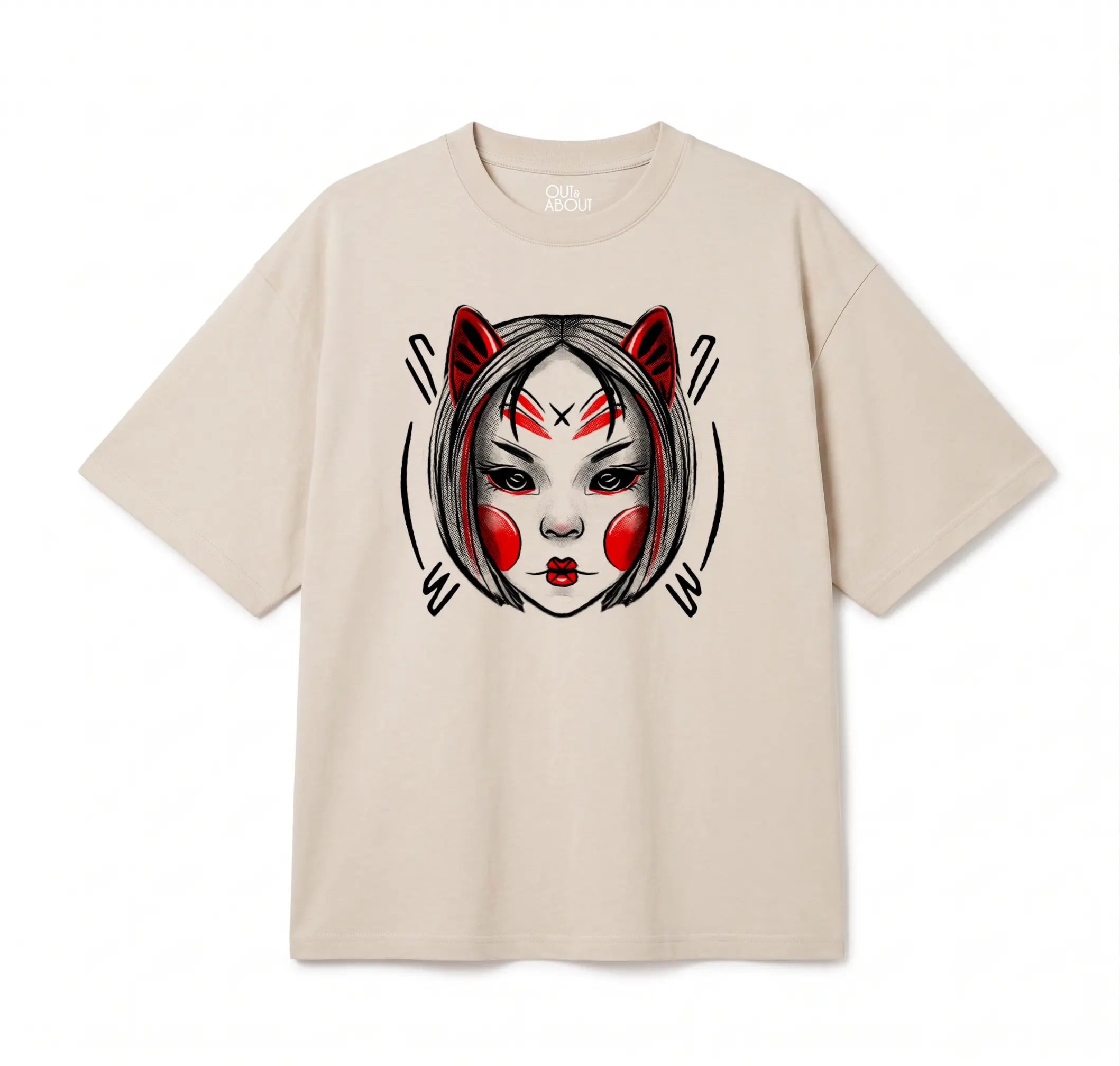 חולצת אוברסייז maskgirl חולצת אוברסייז maskgirl