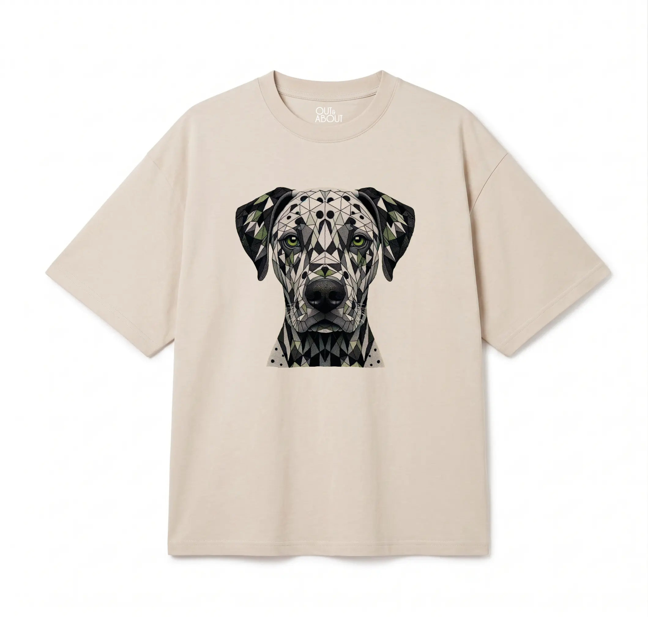 חולצת אוברסייז Triangulated dog 8 חולצת אוברסייז Triangulated dog 8