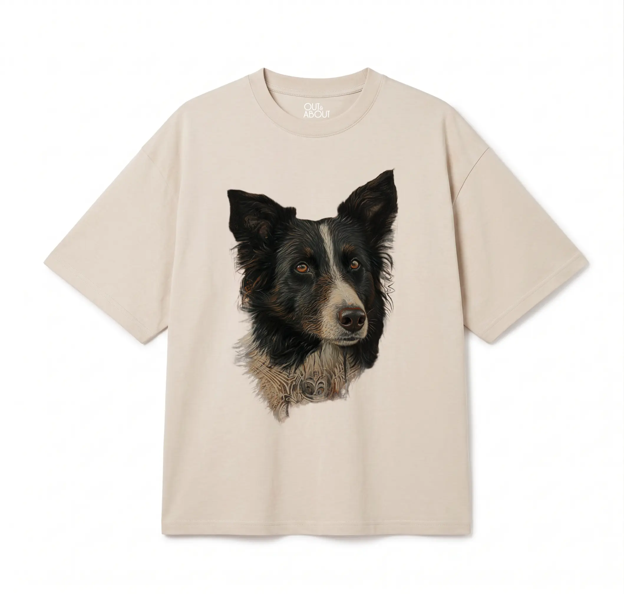 חולצת אוברסייז Border Collie 1 חולצת אוברסייז Border Collie 1