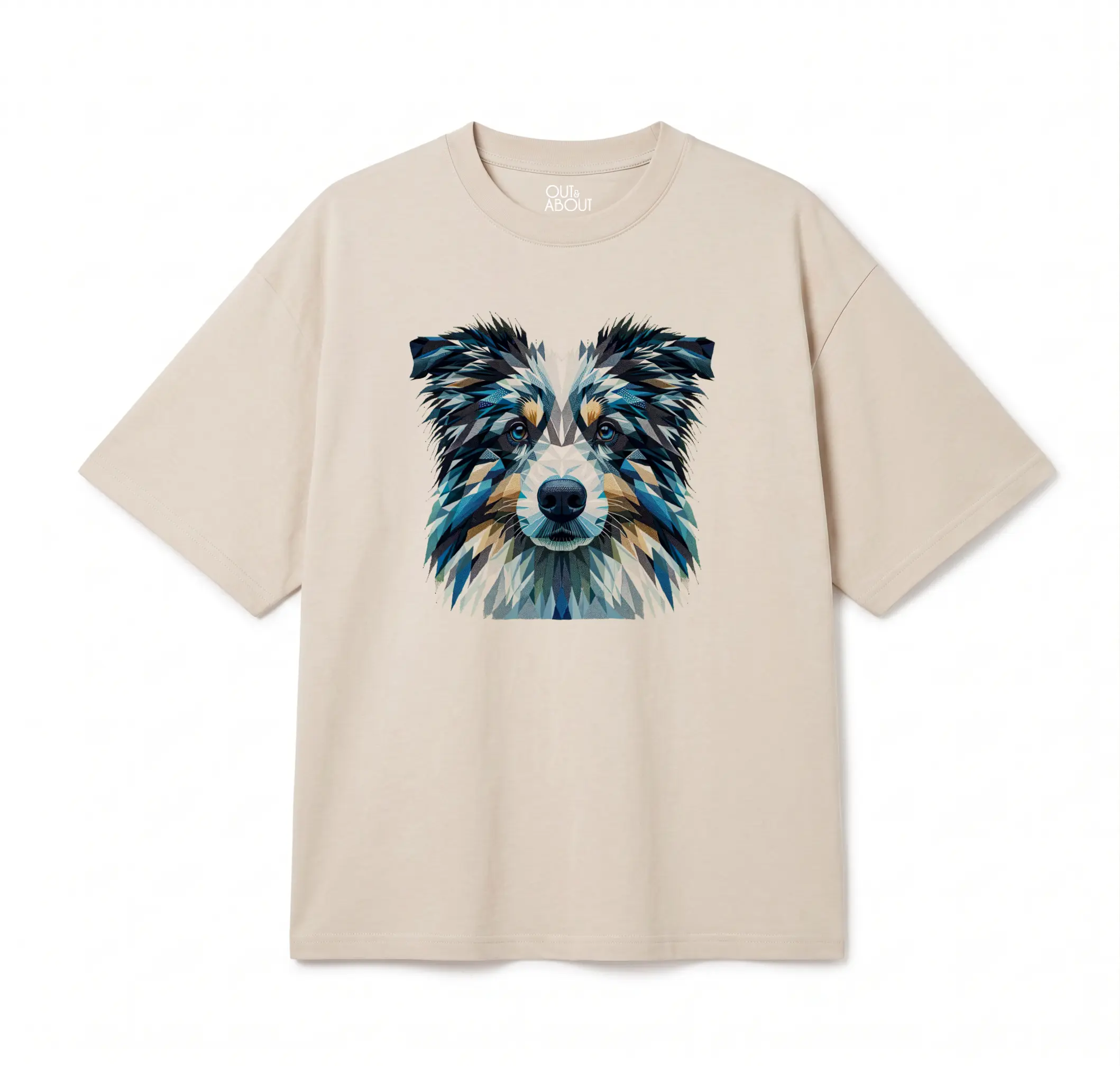 חולצת אוברסייז Triangulated dog 10 חולצת אוברסייז Triangulated dog 10