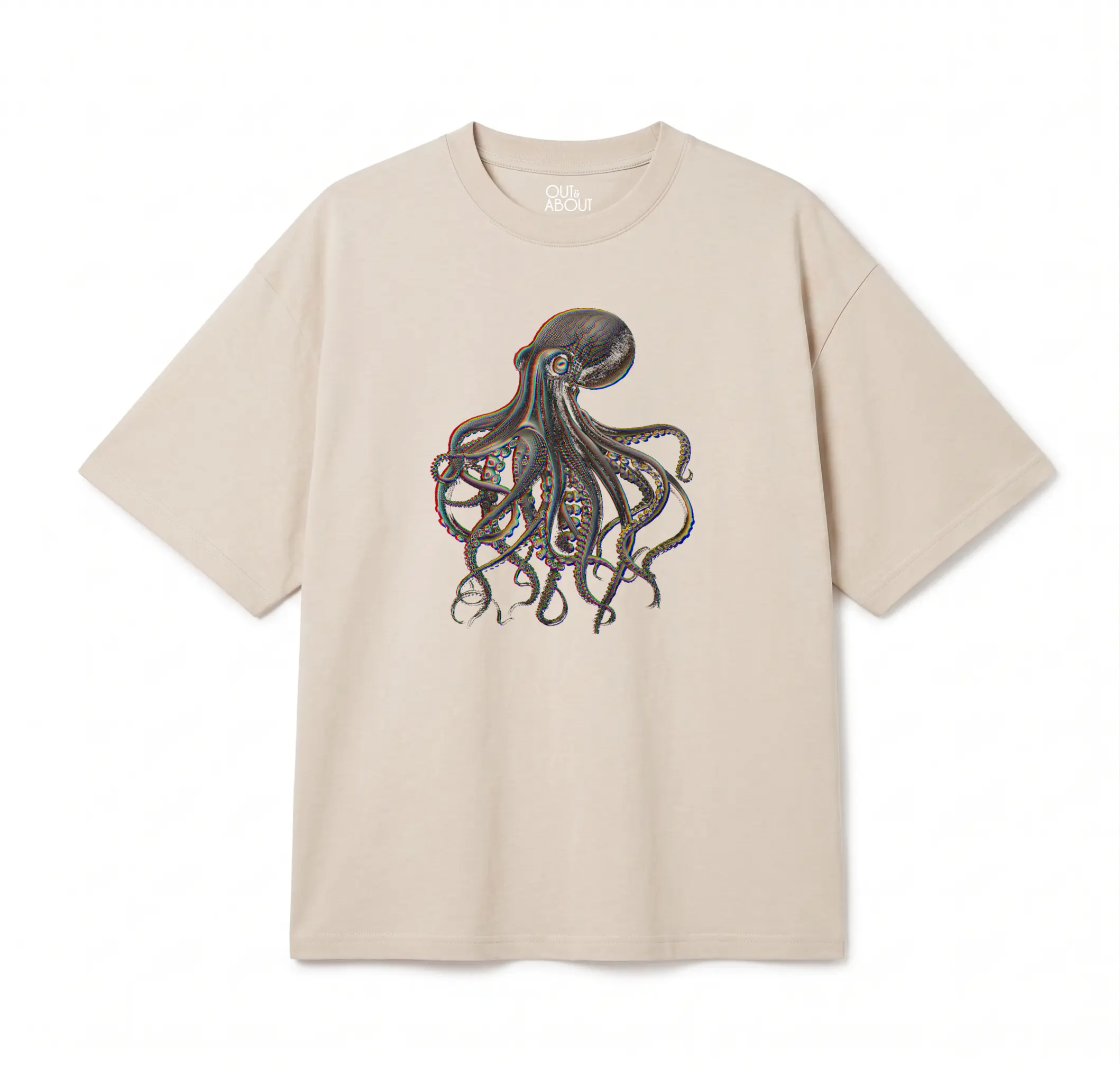 חולצת אוברסייז octopus glow 1 חולצת אוברסייז octopus glow 1