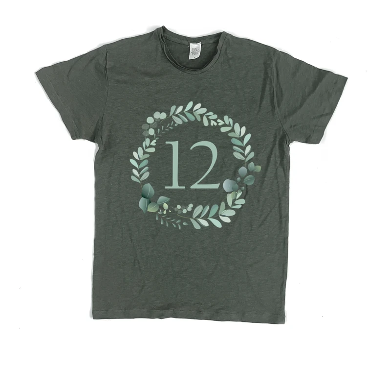 פרמיום טי מסגרת טרופי ומספר