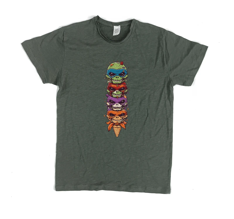 פרמיום טי גלידת גולגולות צבעונית