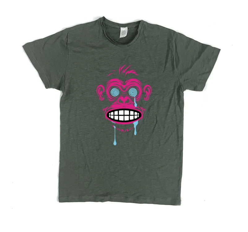 פרמיום טי קוף צבעוני עם עיני