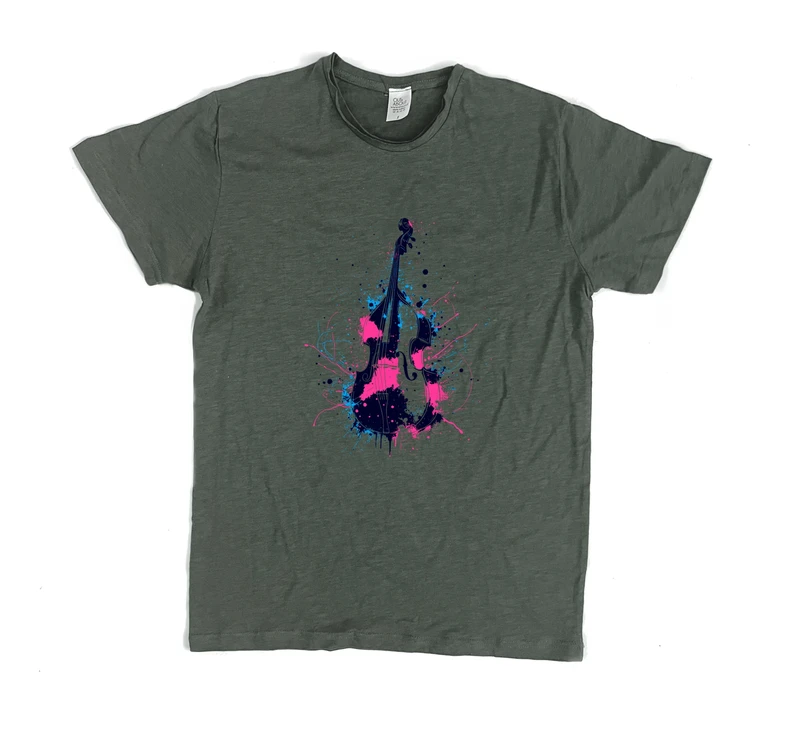 פרמיום טי קונטרבס צבעוני מופשט