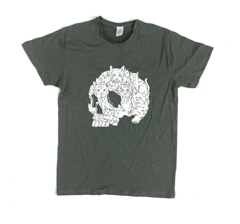 פרמיום טי גולגולת חתולים