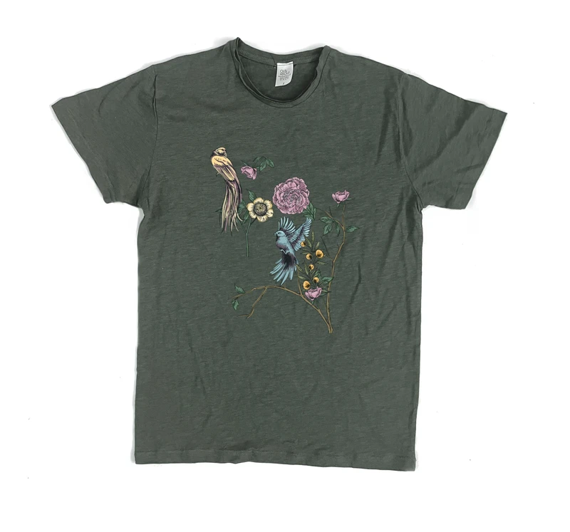 פרמיום טי ציפורים ושושנים