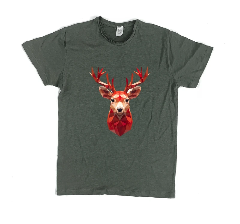 פרמיום טי Triangulated deer 2