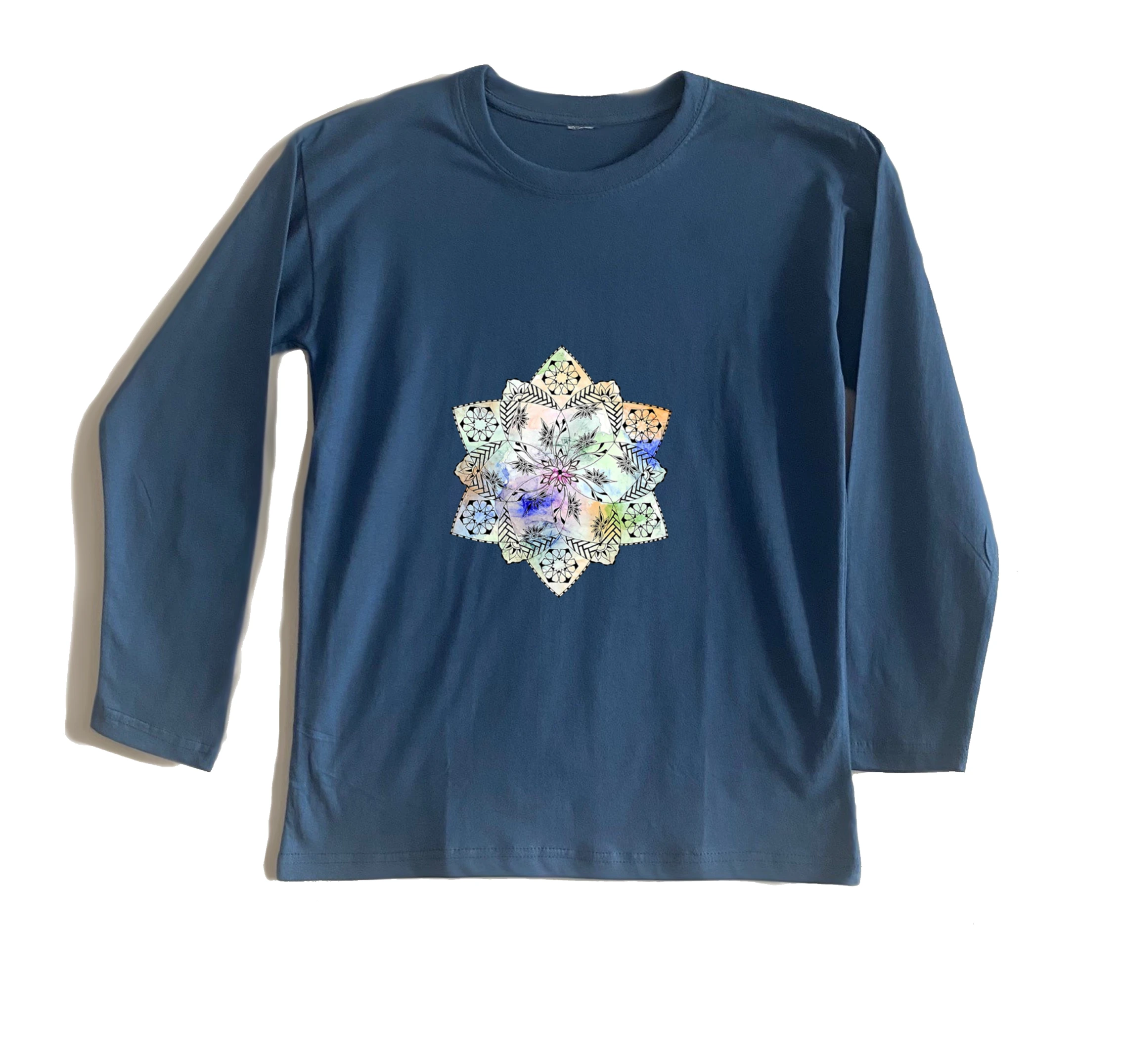 חולצה ארוכה צבעי מים חולצה ארוכה צבעי מים