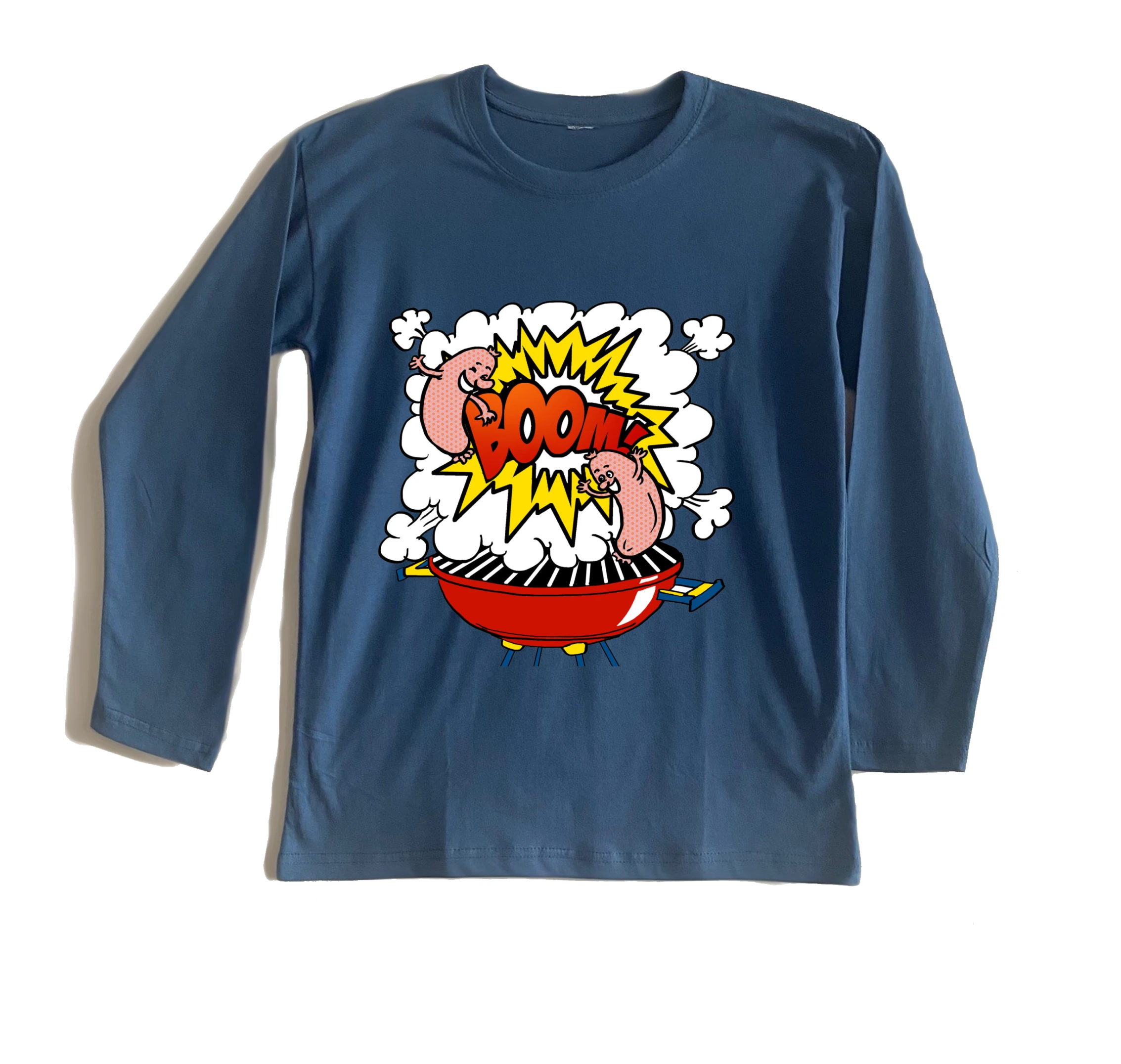 חולצה ארוכה BBQ חולצה ארוכה BBQ