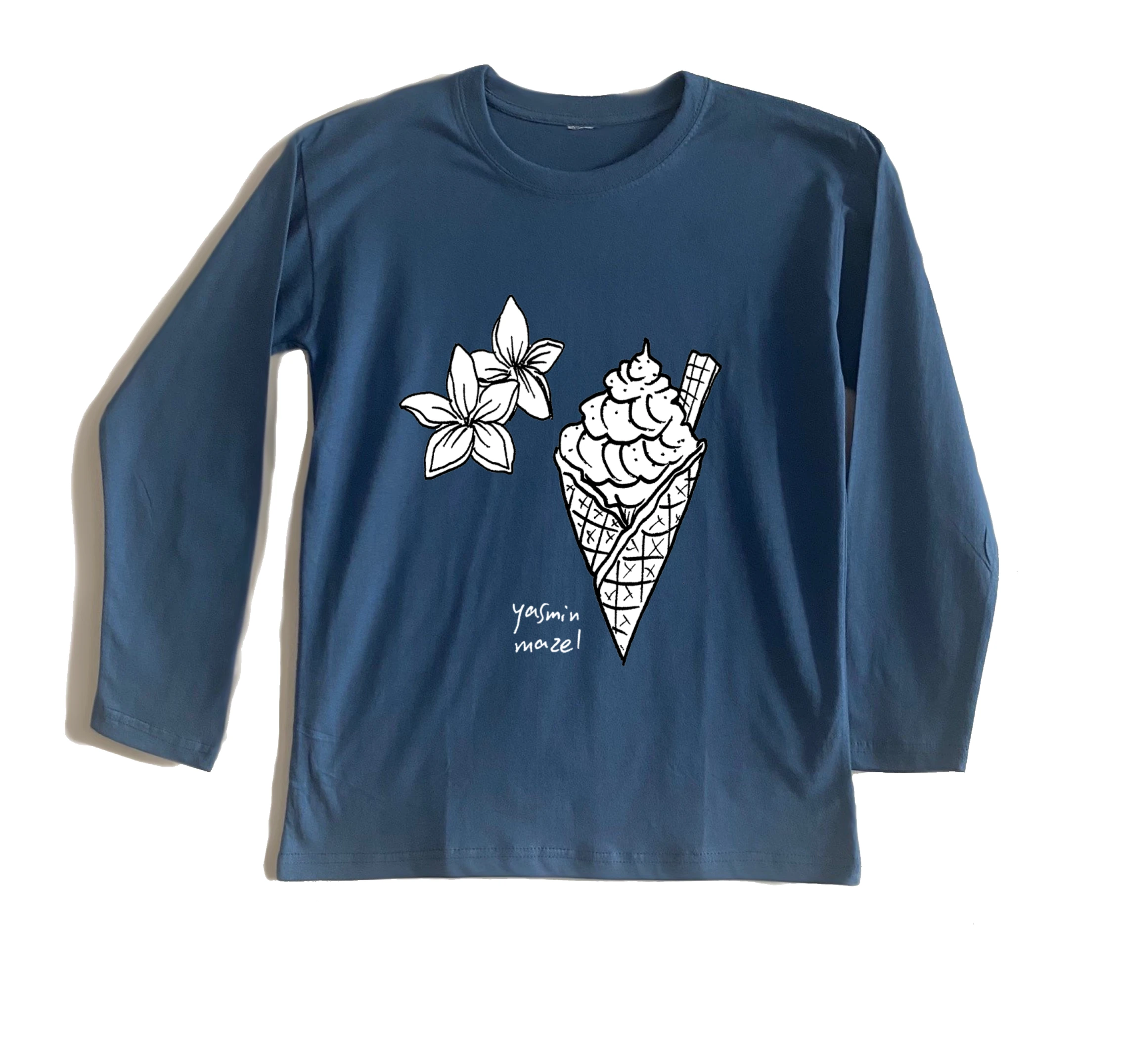 חולצה ארוכה גלידה בהוואי חולצה ארוכה גלידה בהוואי