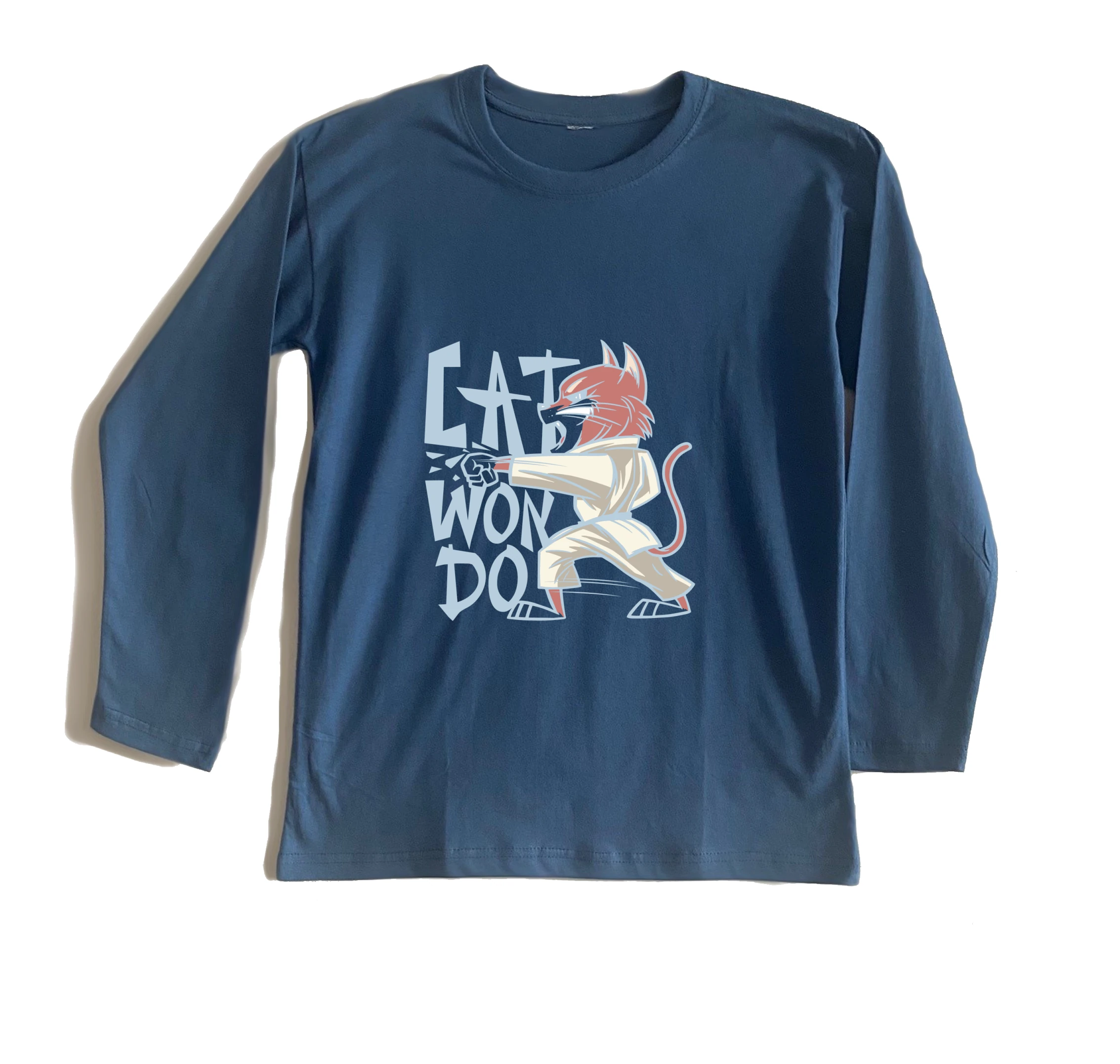 חולצה ארוכה חתול קאטוונדו חולצה ארוכה חתול קאטוונדו