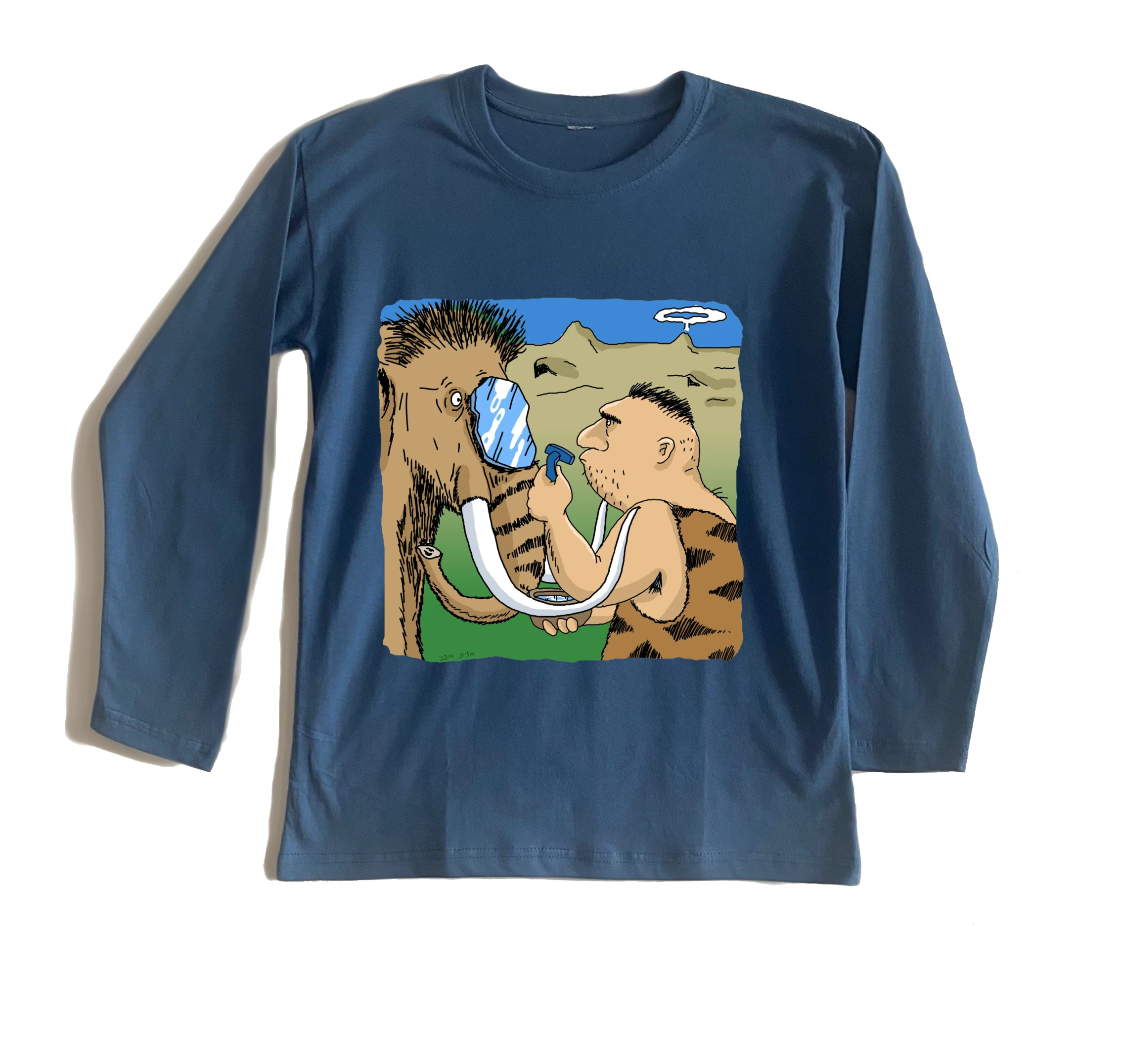 חולצה ארוכה איש המערות חולצה ארוכה איש המערות