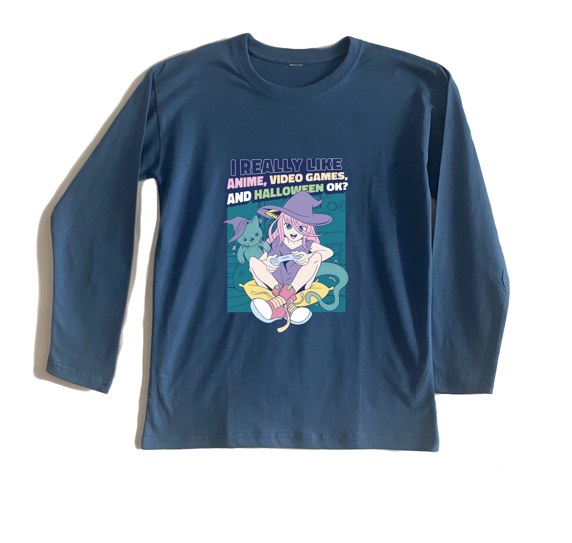 בייסיק ארוך anime and halloween