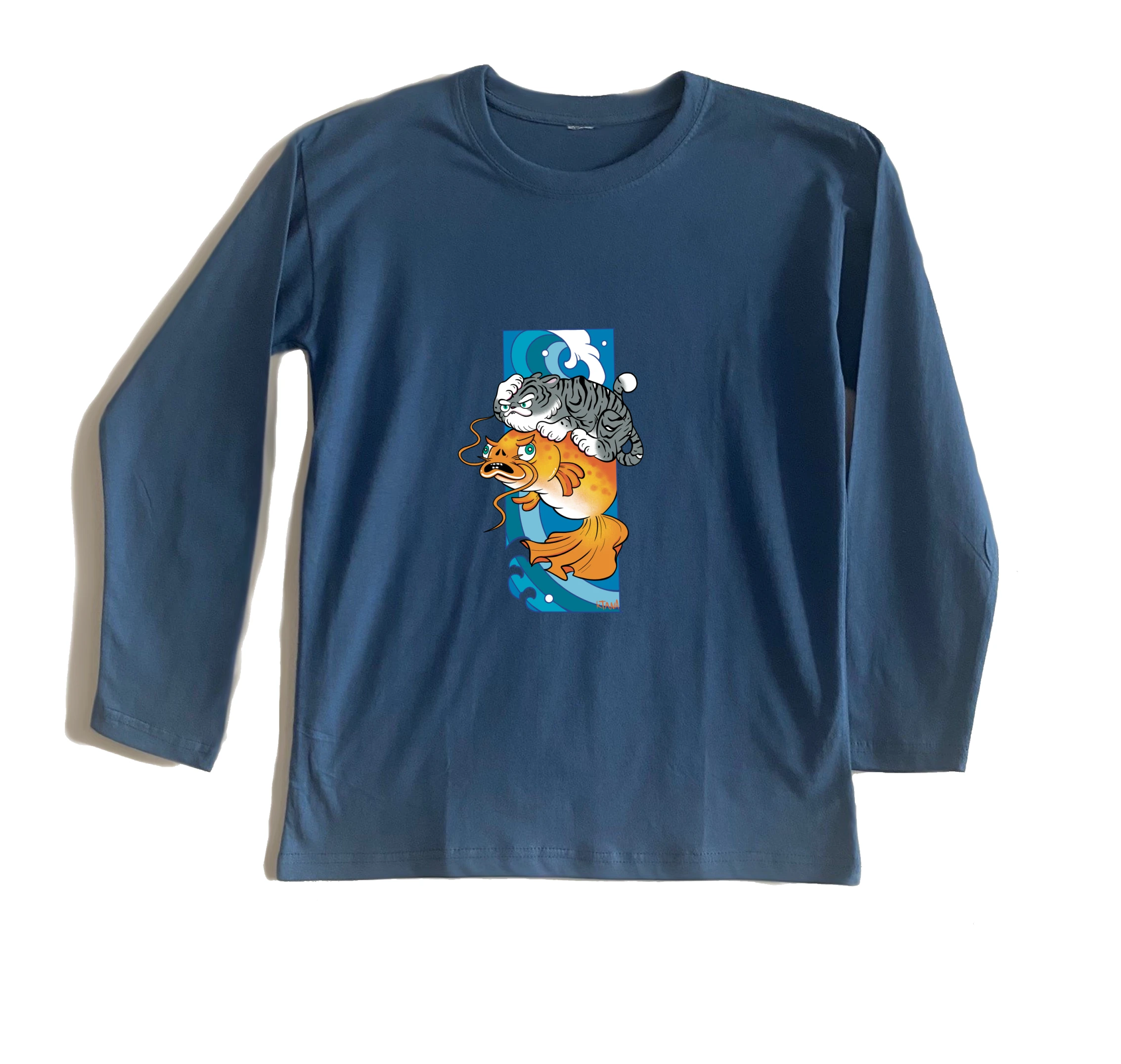 חולצה ארוכה Tiger koi