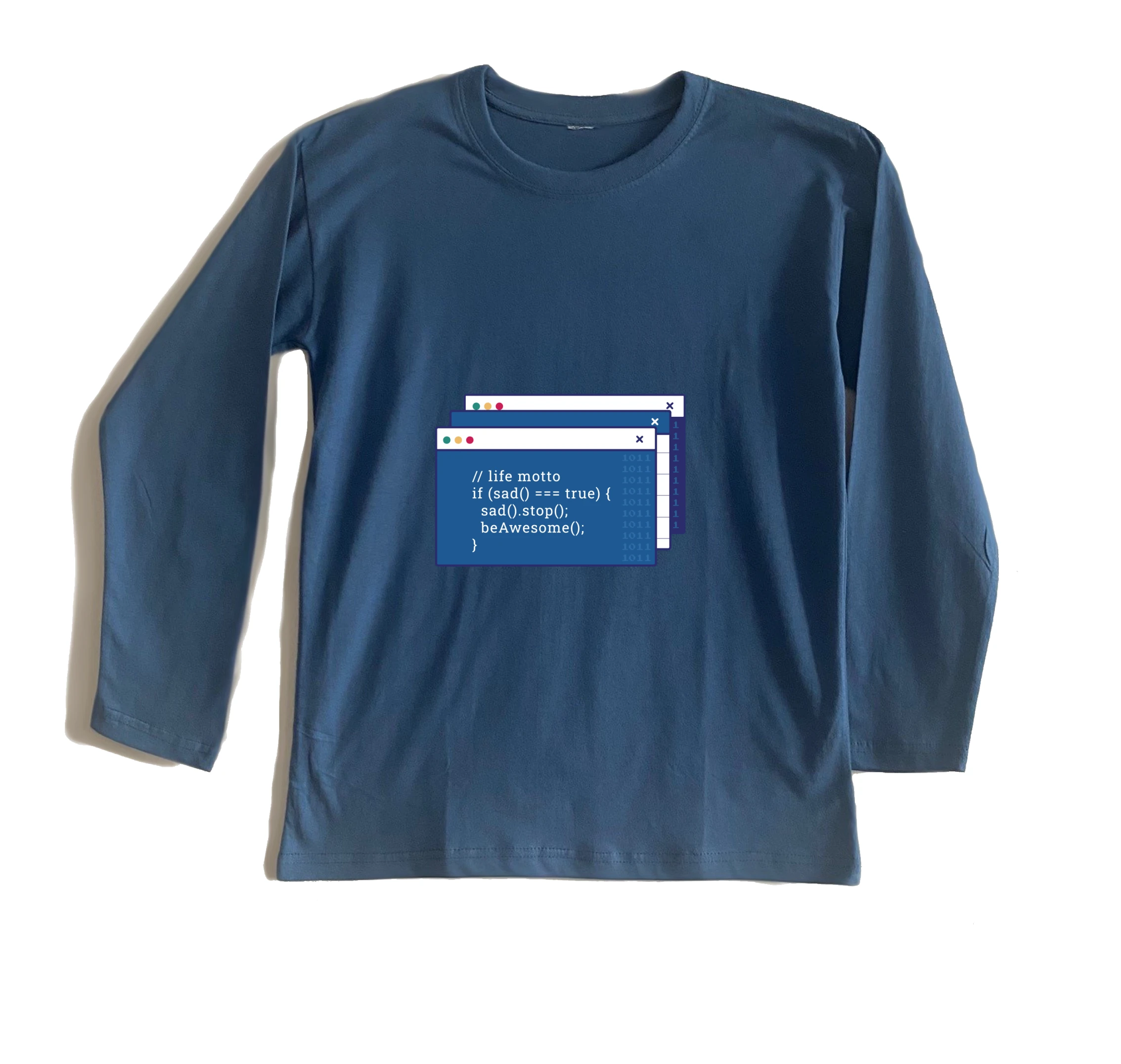 בייסיק ארוך מוטו לחיים כקוד