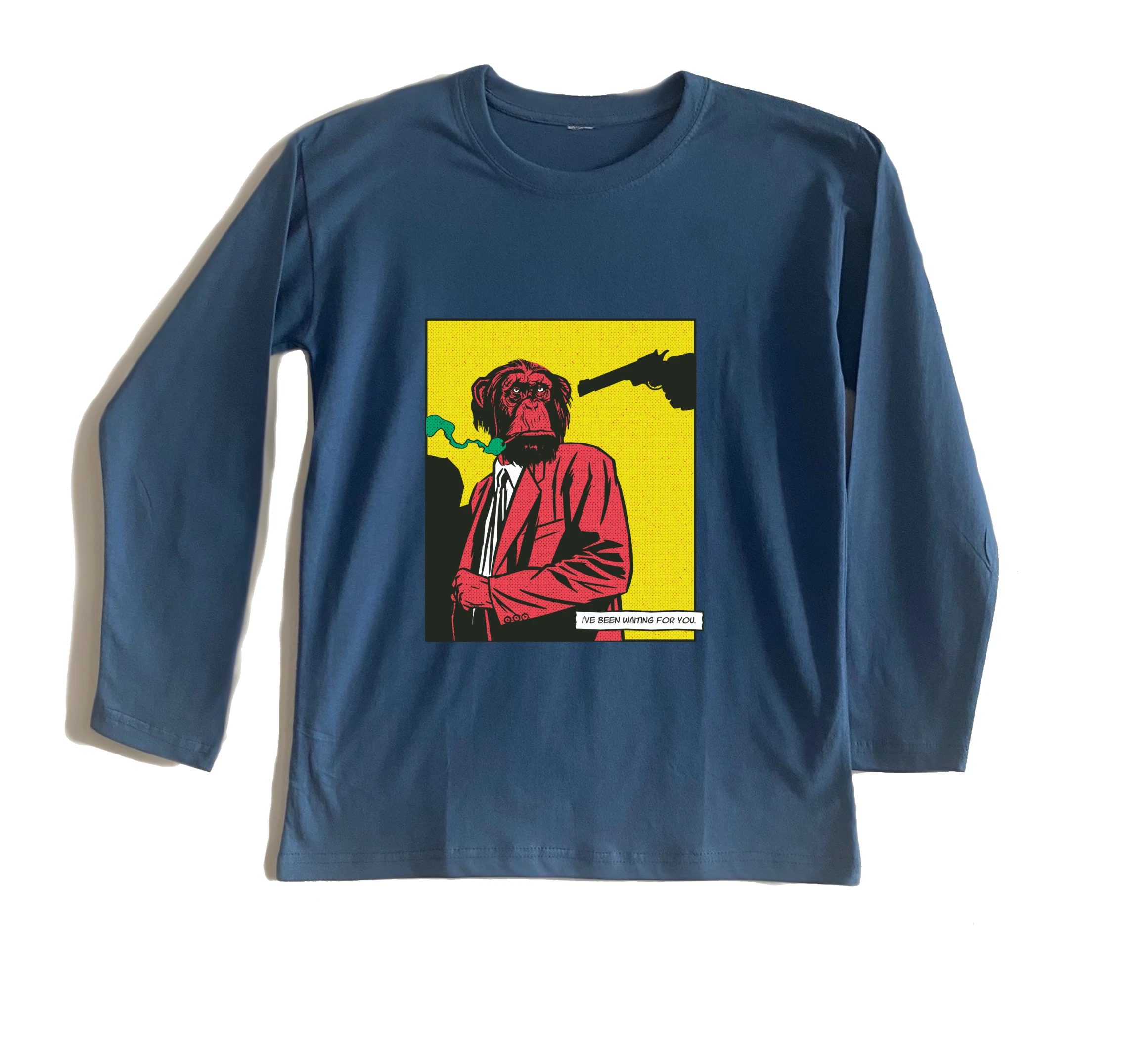 חולצה ארוכה קוף מעשן חולצה ארוכה קוף מעשן