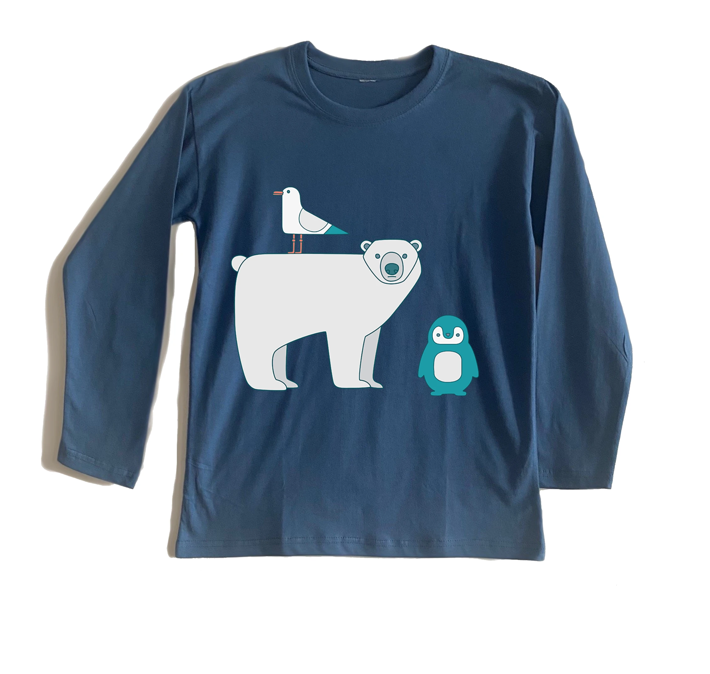 חולצה ארוכה חיות הקוטב