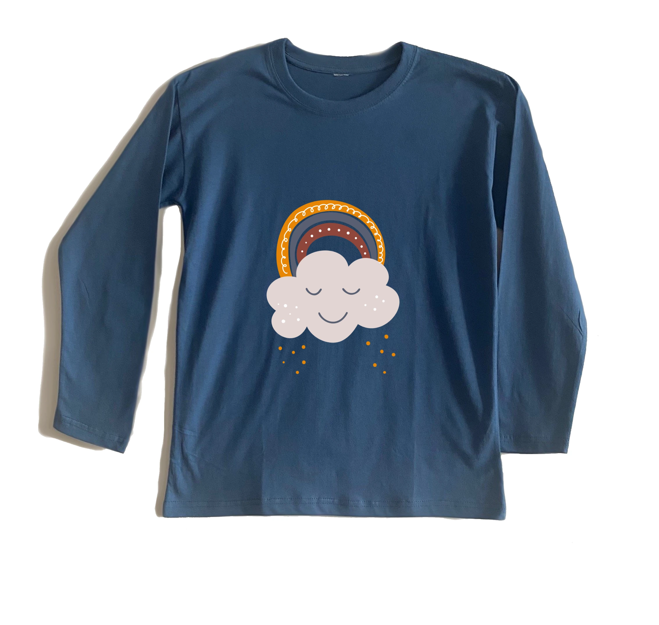 חולצה ארוכה קשת וענן חולצה ארוכה קשת וענן