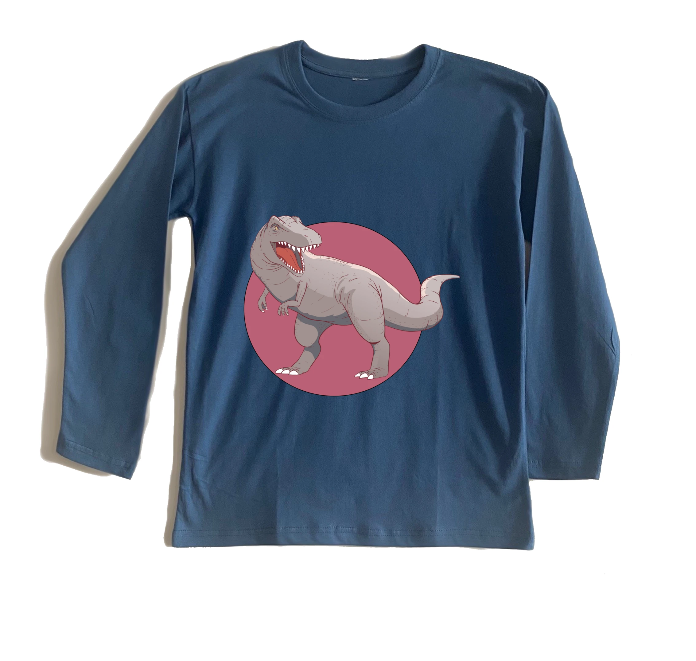 חולצה ארוכה טי רקס ורוד