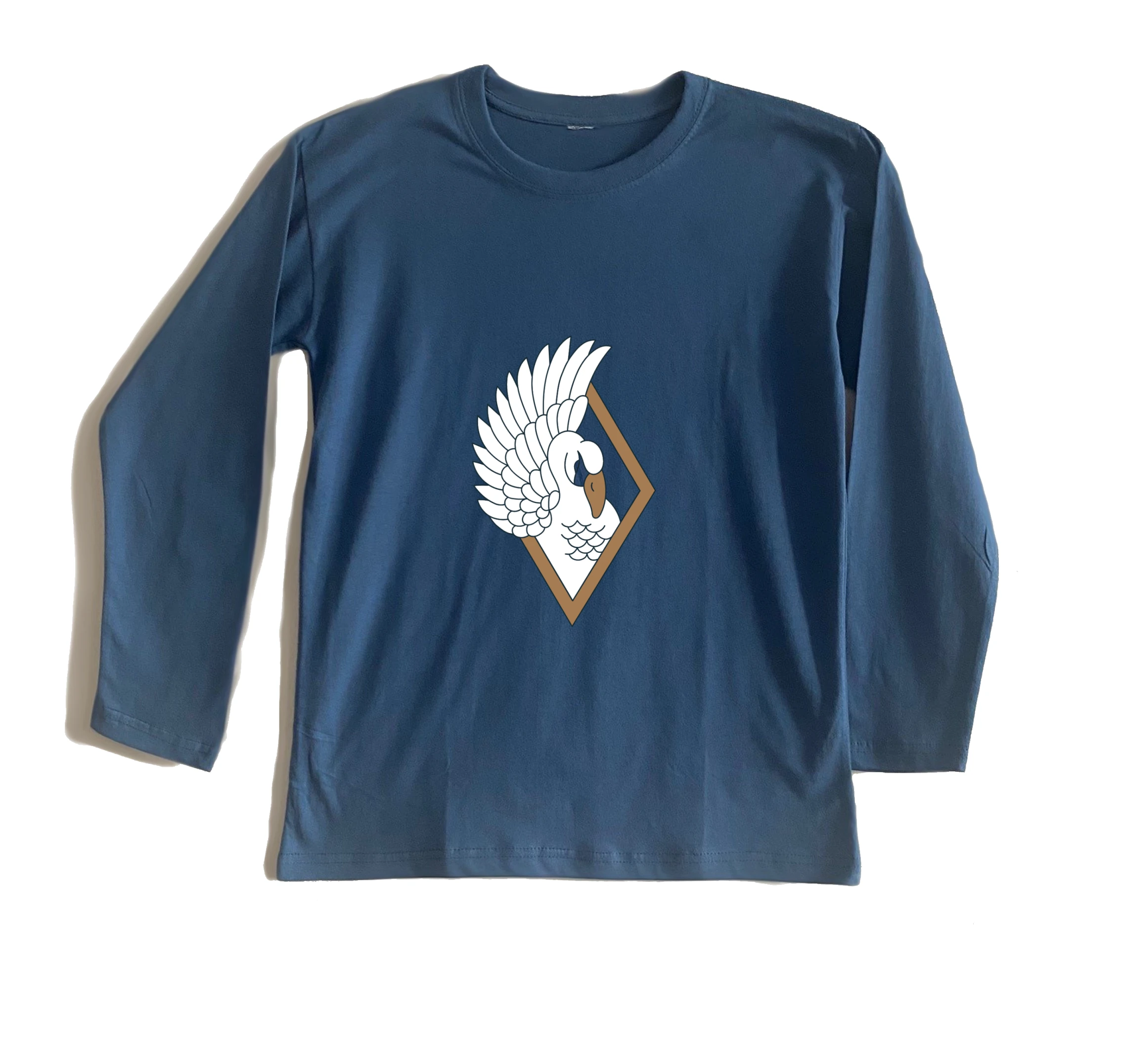 חולצה ארוכה swan tattoo 2 חולצה ארוכה swan tattoo 2