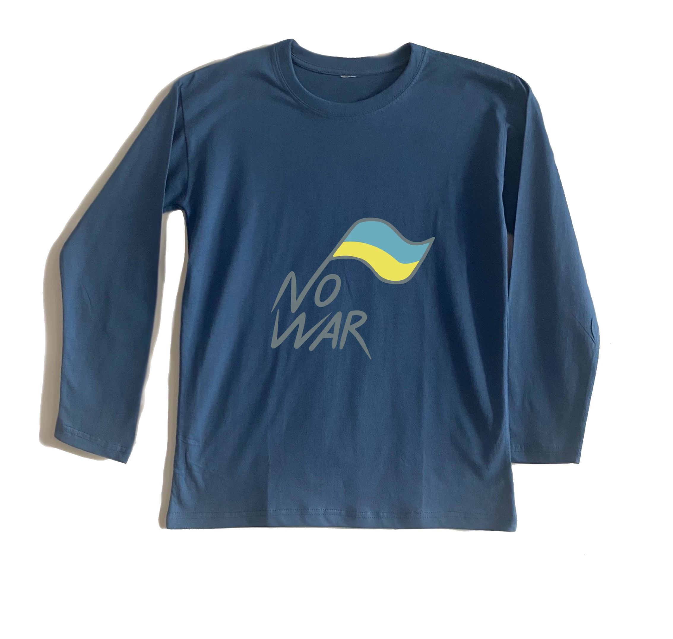 חולצה ארוכה no war ukraine