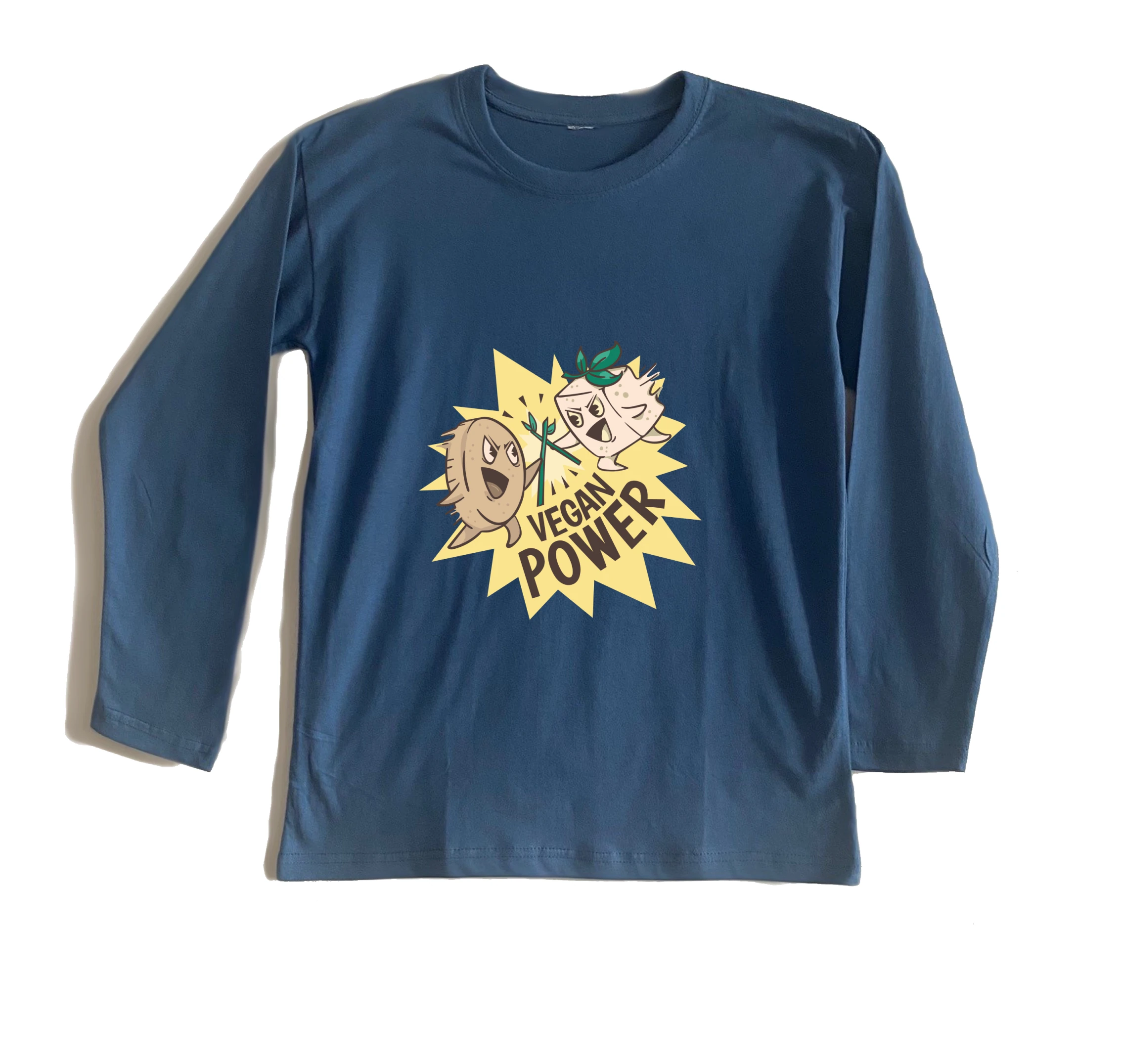 חולצה ארוכה כח טבעוני חולצה ארוכה כח טבעוני