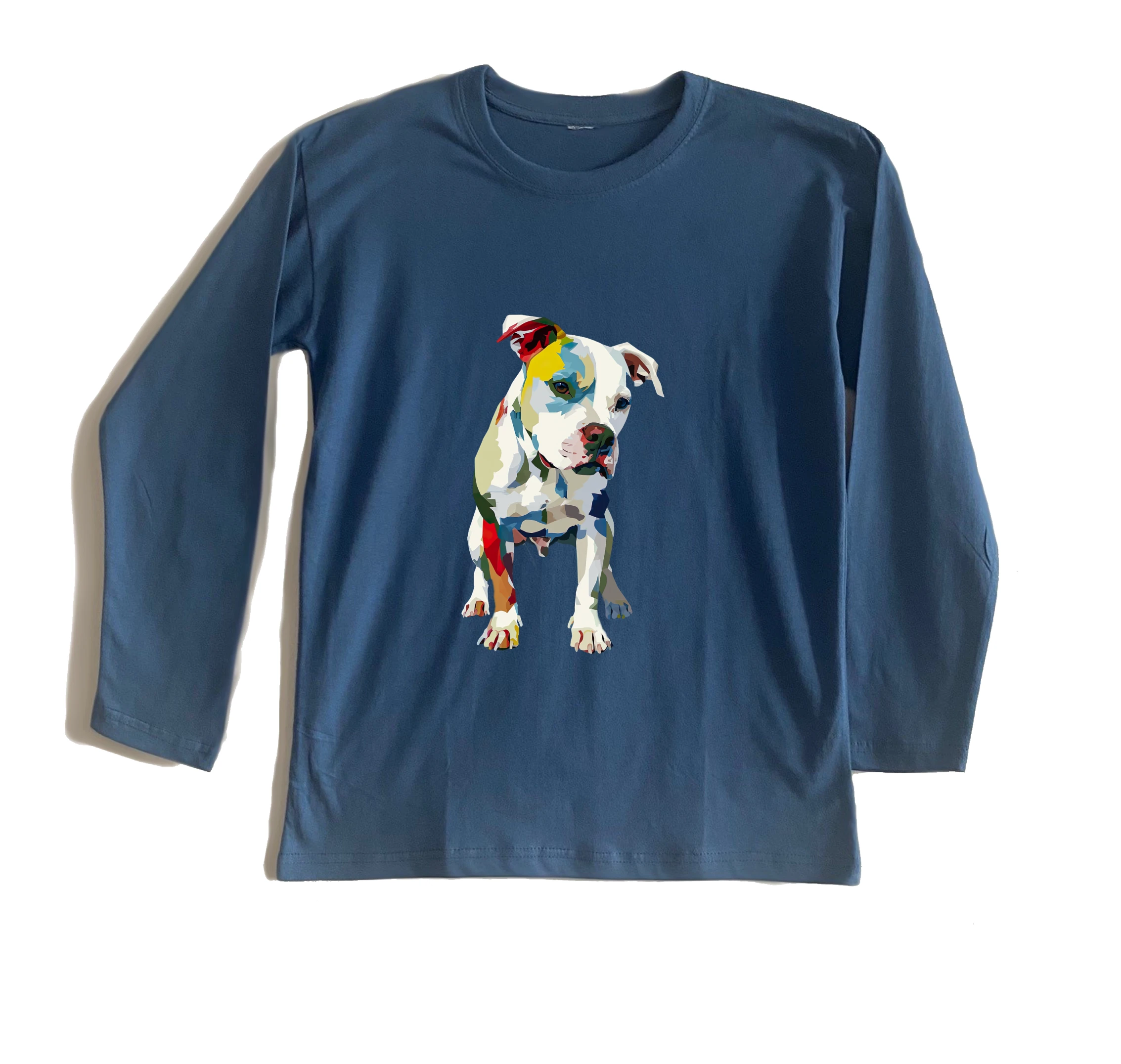 חולצה ארוכה Triangulated dog 5