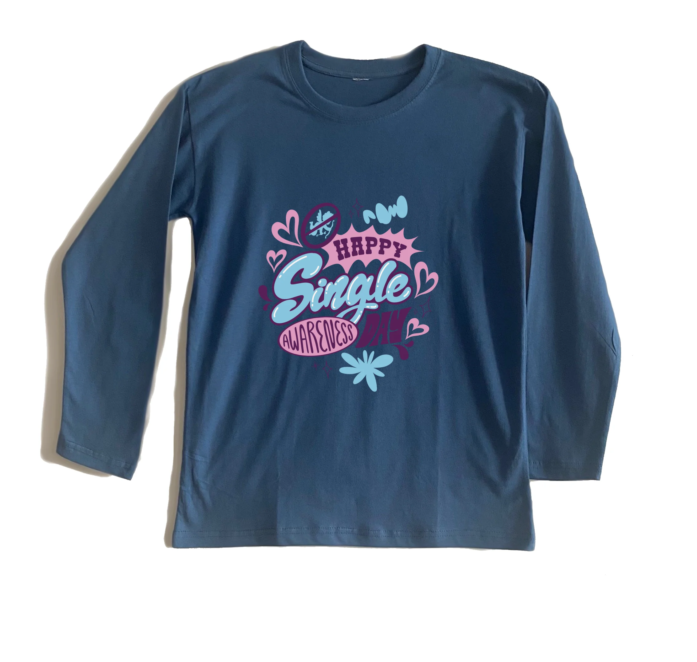 חולצה ארוכה יום המודעות לרווקות חולצה ארוכה יום המודעות לרווקות