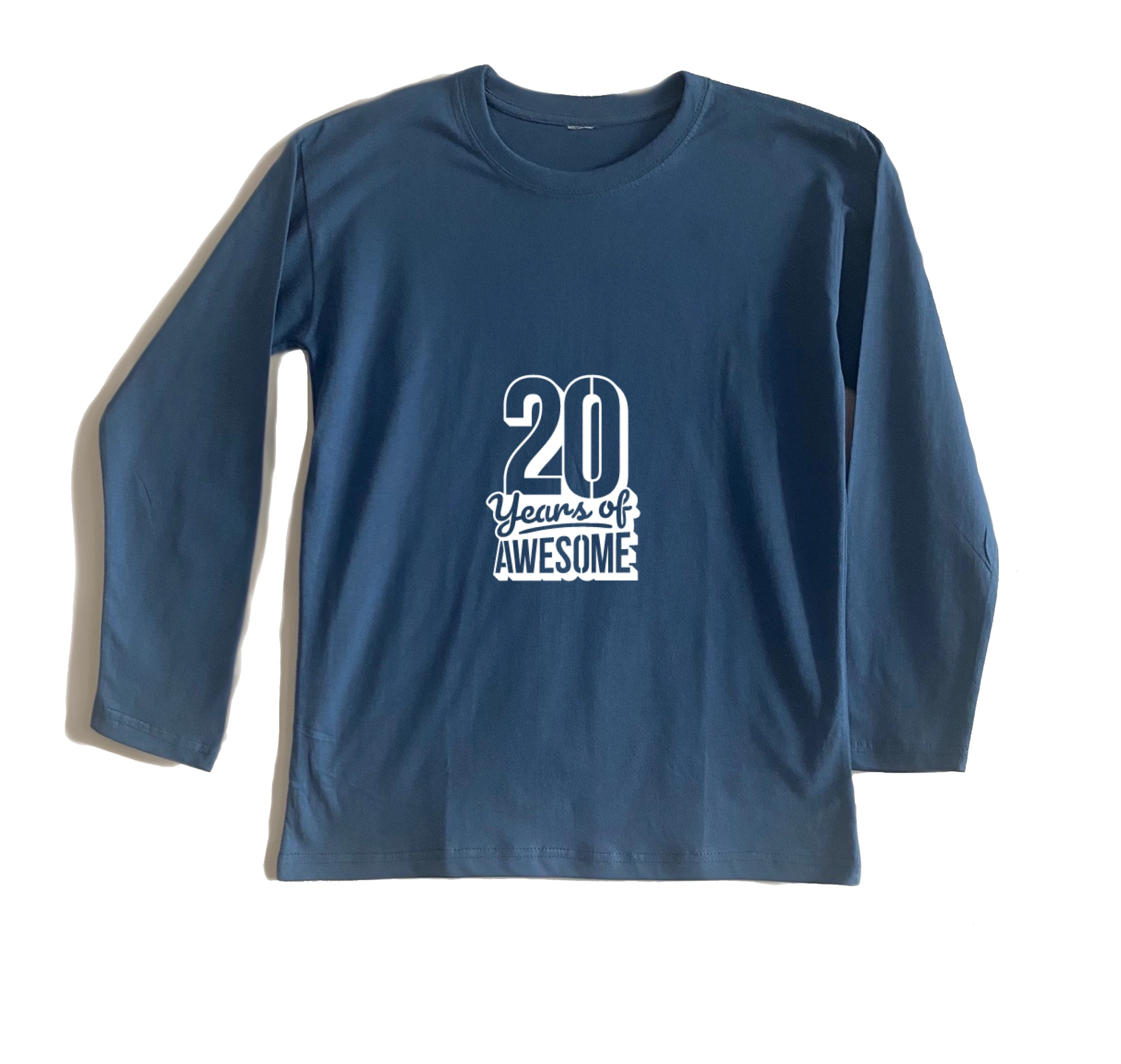 חולצה ארוכה יום הולדת עגול 20