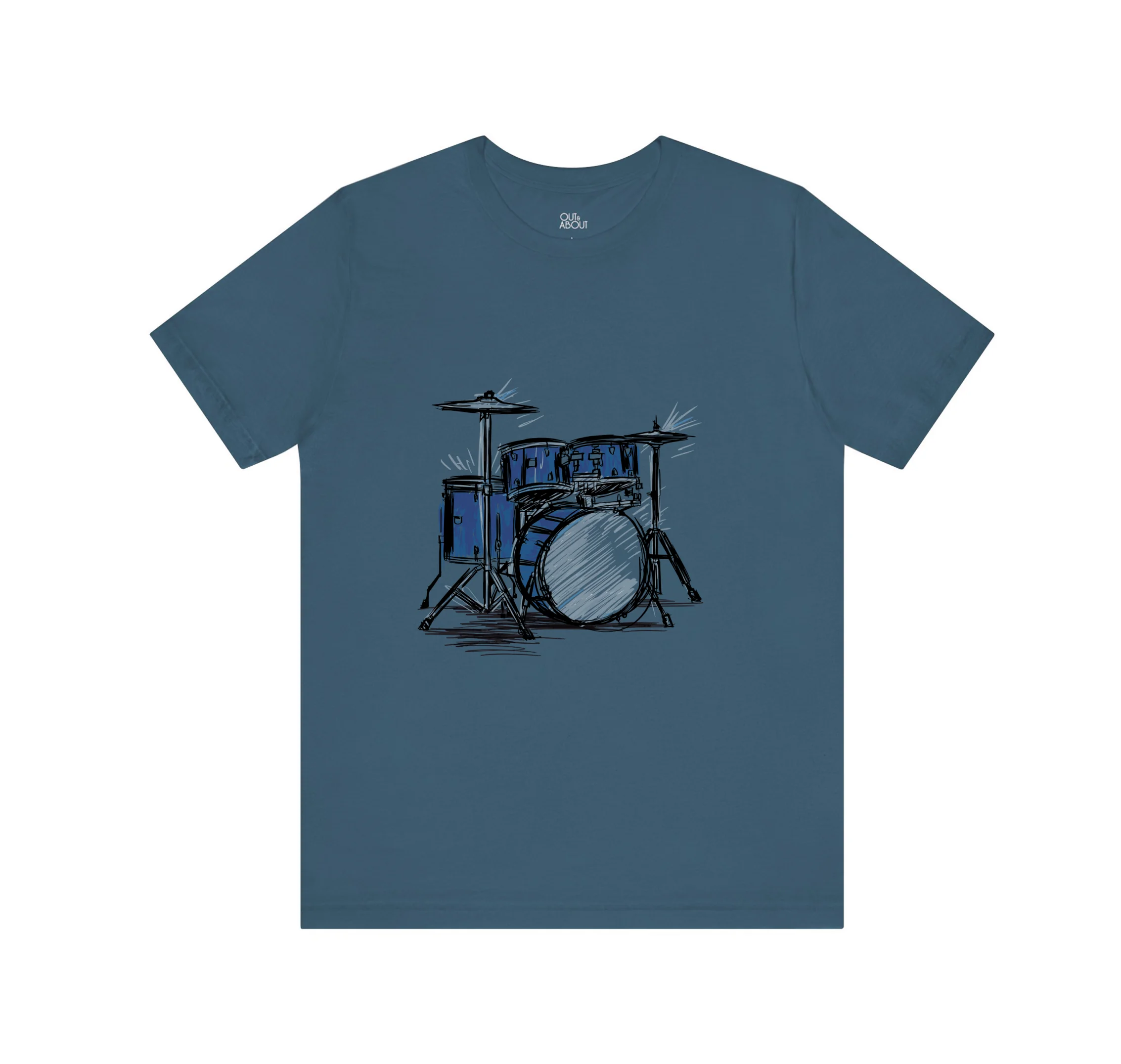 חולצה סקיצה תופים חולצה סקיצה תופים