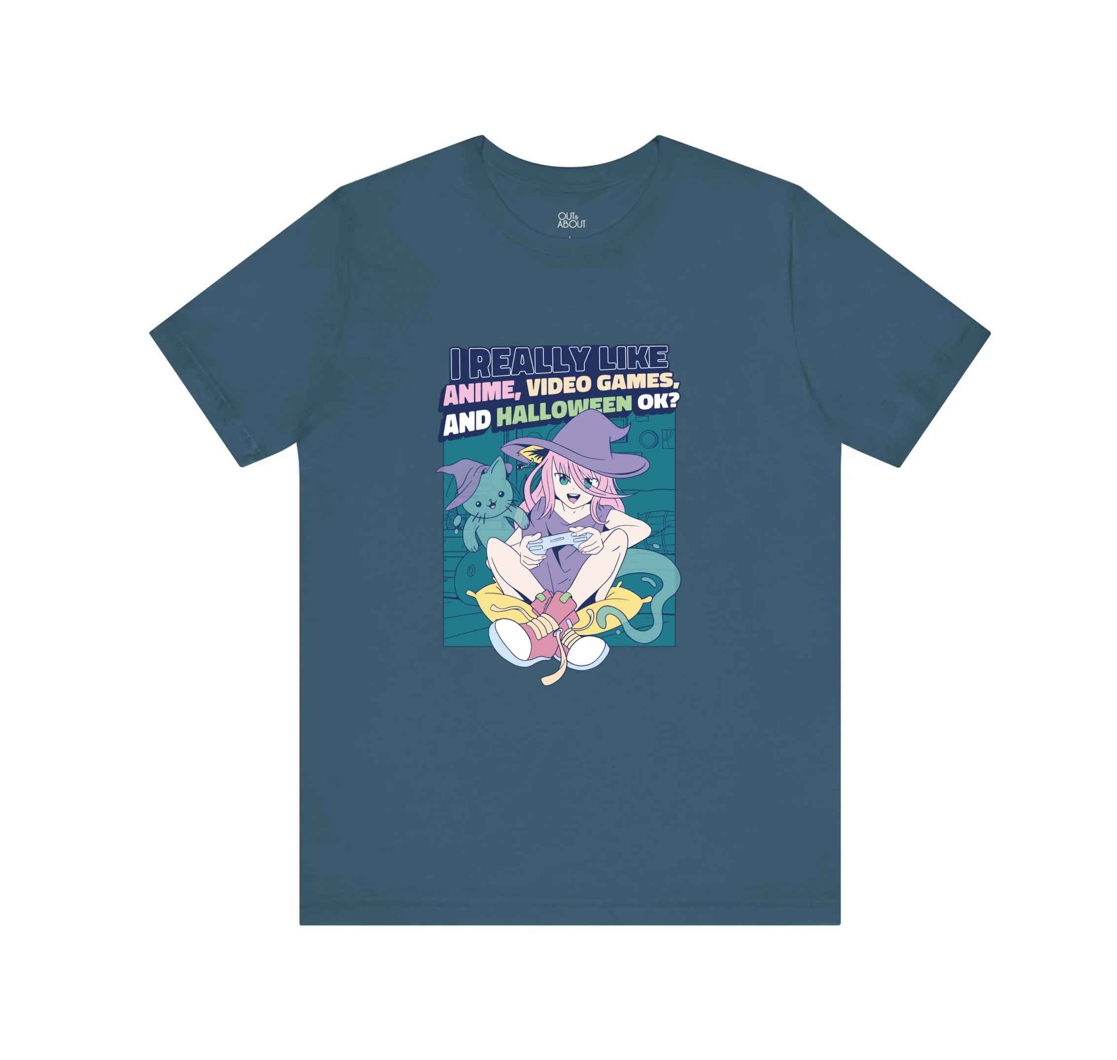 בייסיק טי anime and halloween