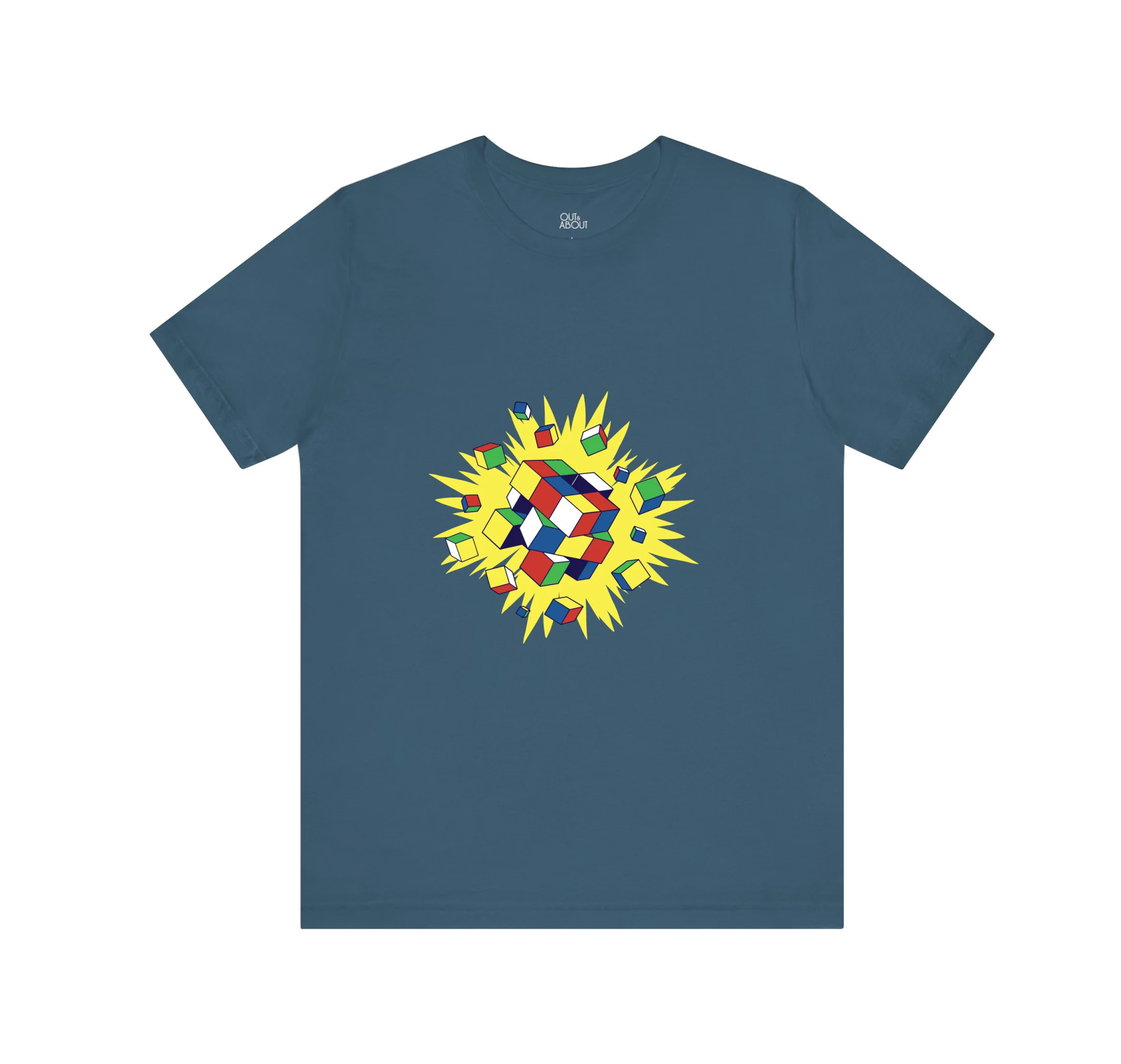 חולצה קובייה הונגרית מתפוצצת חולצה קובייה הונגרית מתפוצצת