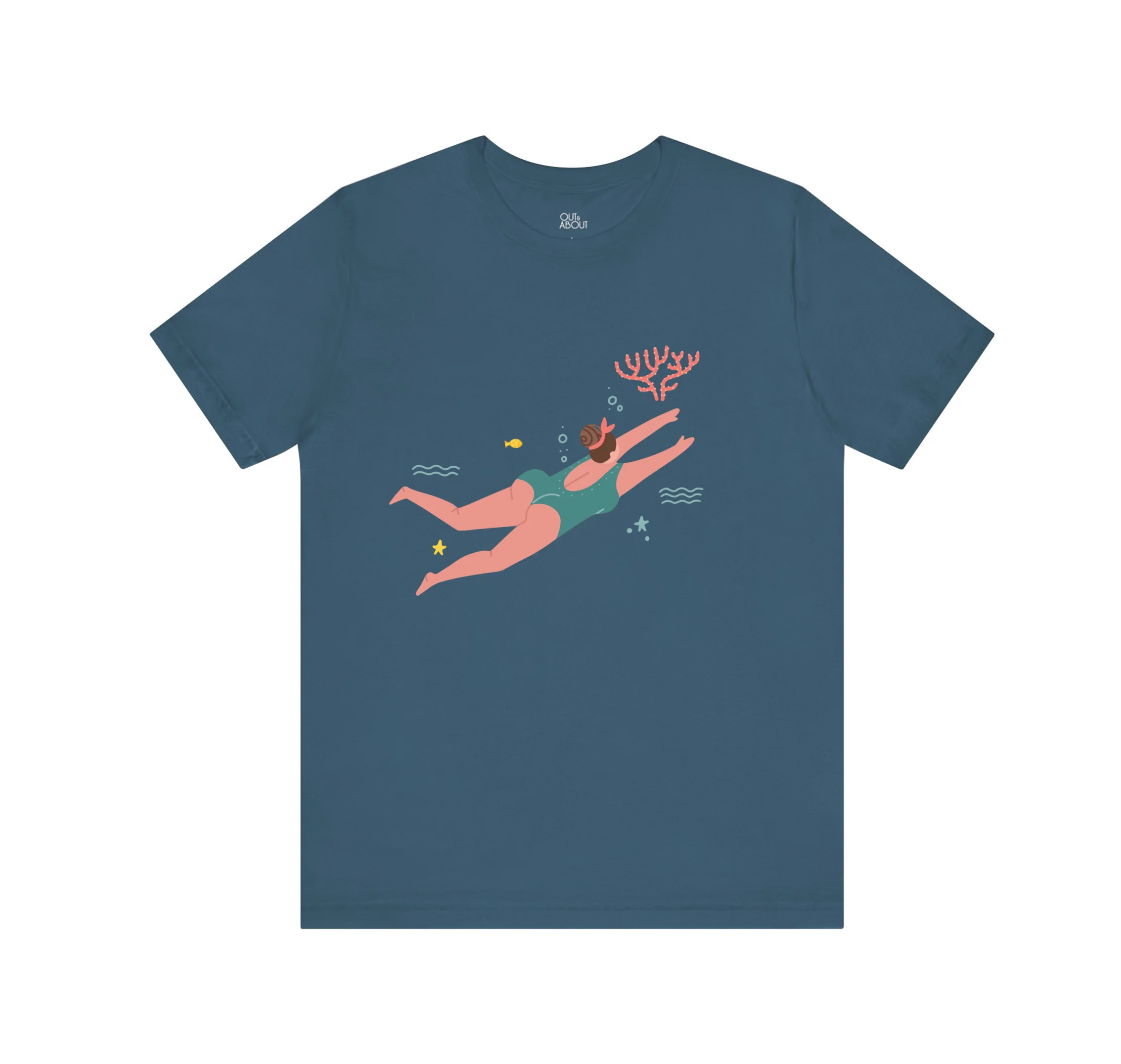 בייסיק טי שחייה בים