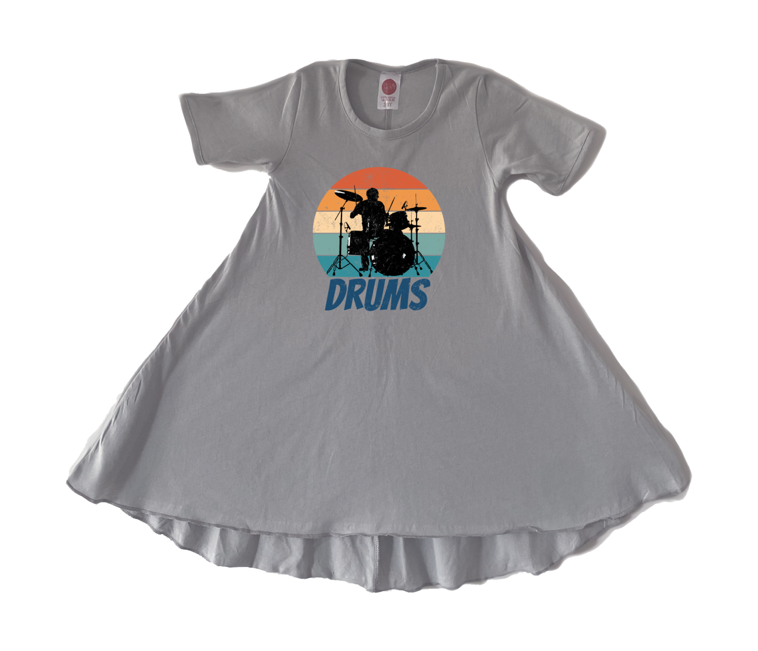 שמלה תופים בשקיעה