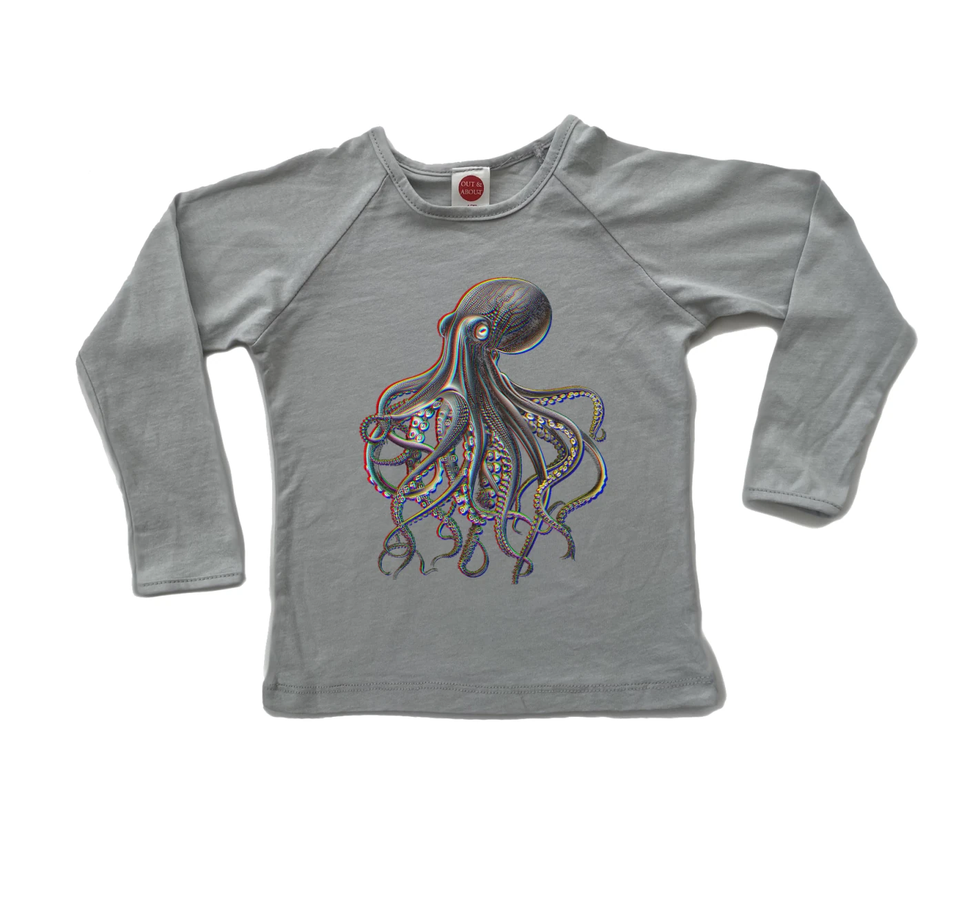 חולצת ילדים octopus glow 1