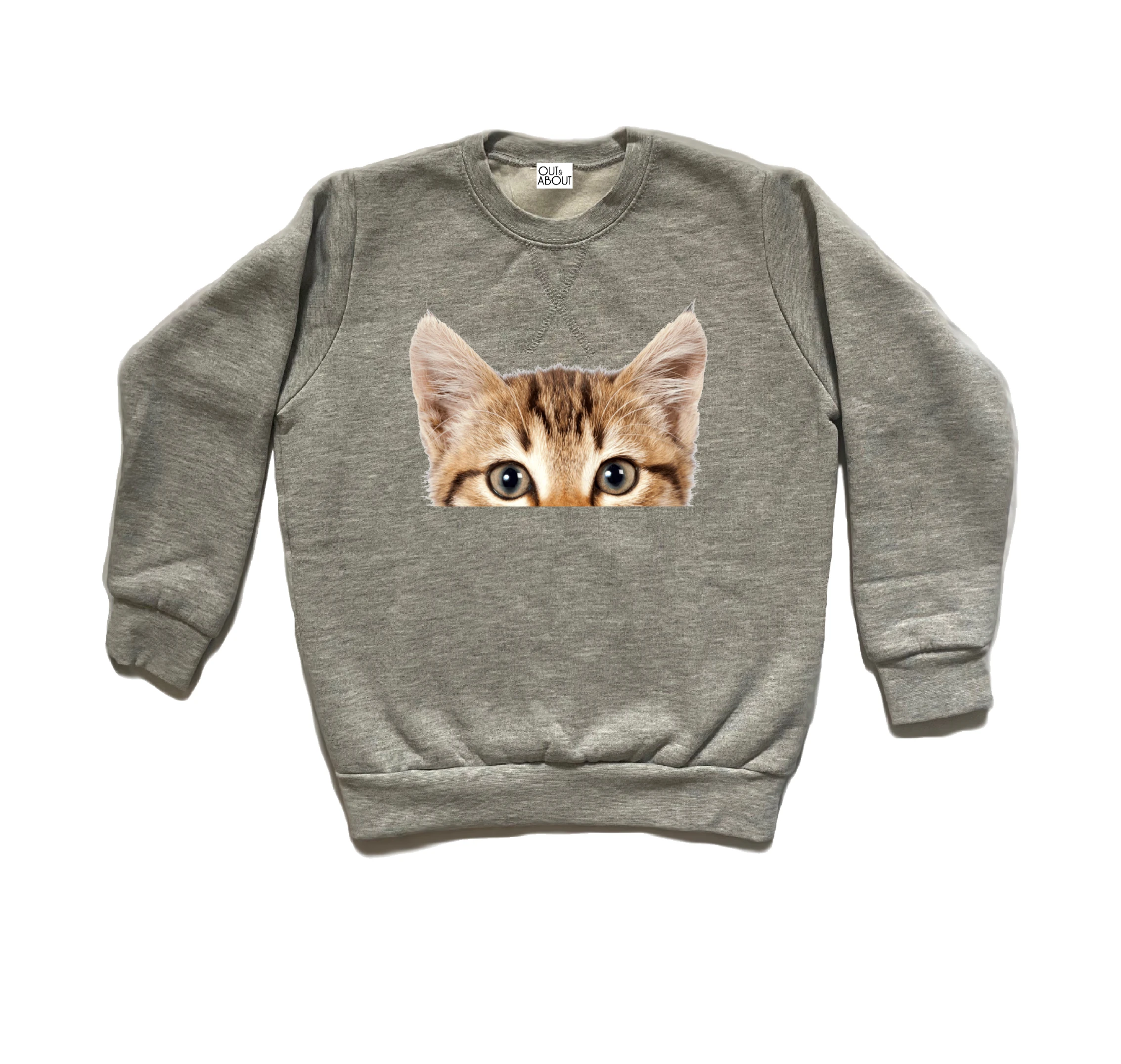 סווטשירט חתול מציץ