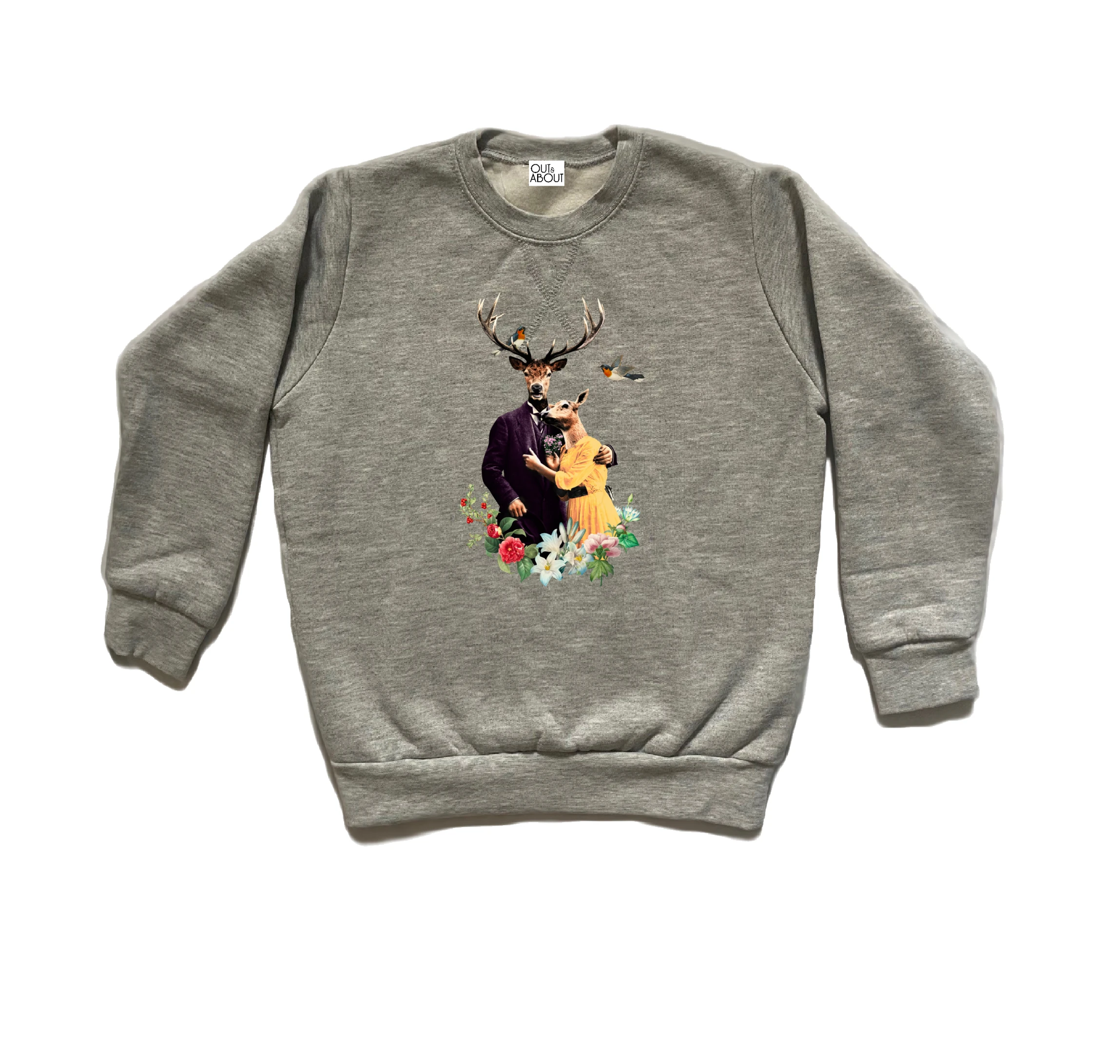 סווטשירט צבאים בירח דבש סווטשירט צבאים בירח דבש