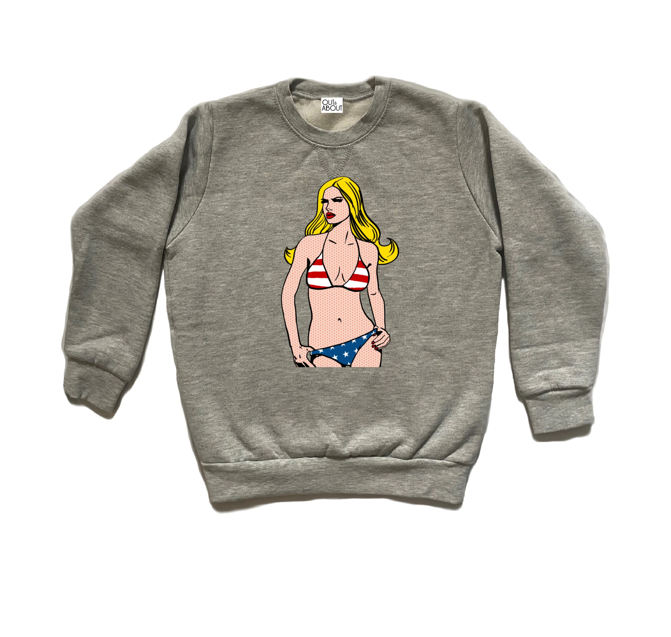 סווטשירט פופ ארט בקיני