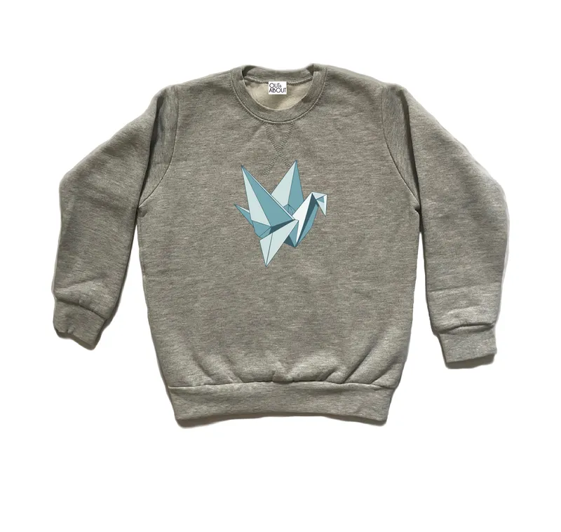 Origami Bird Sweatshirt