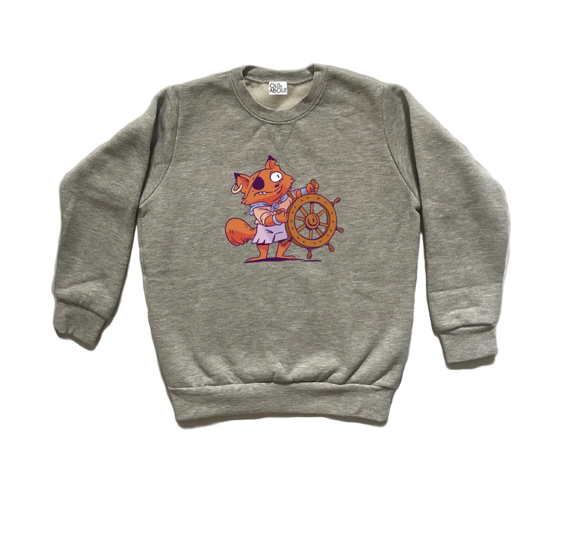 סווטשירט שועל פיראט