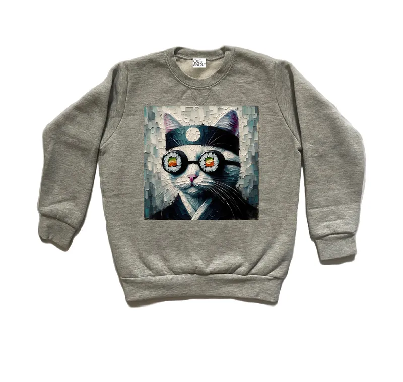 maki cat sweatshirt