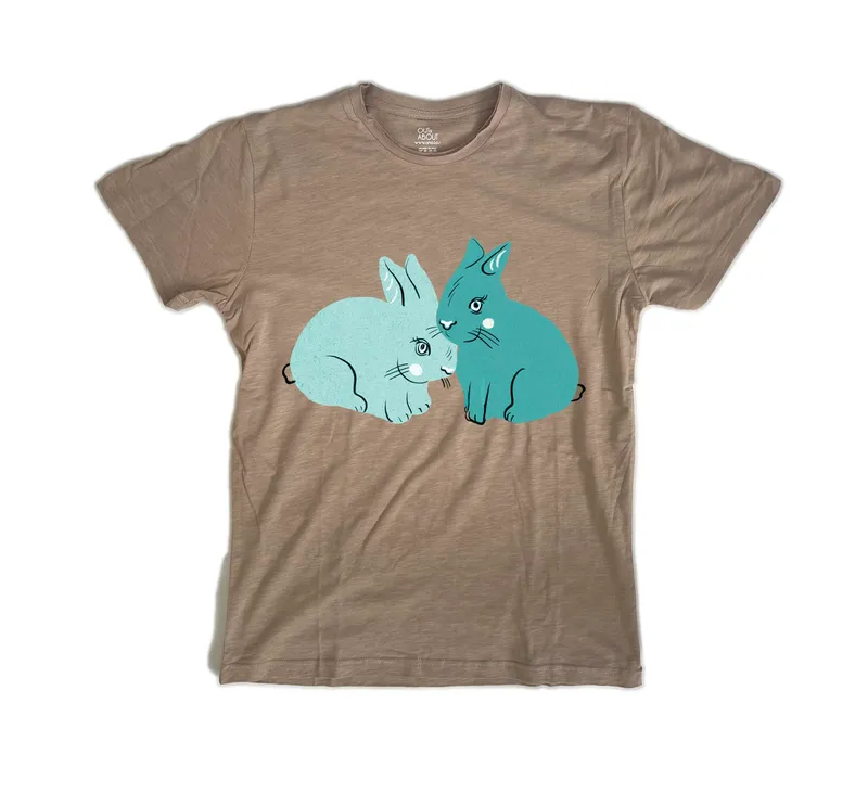 פרמיום טי bunnies green