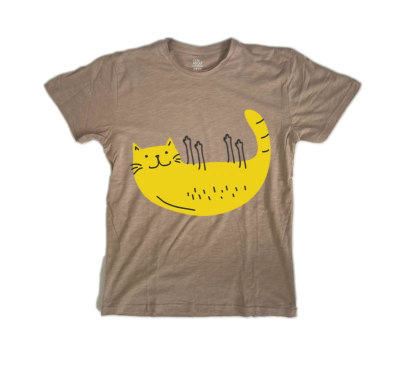 פרמיום טי חתול על הגב